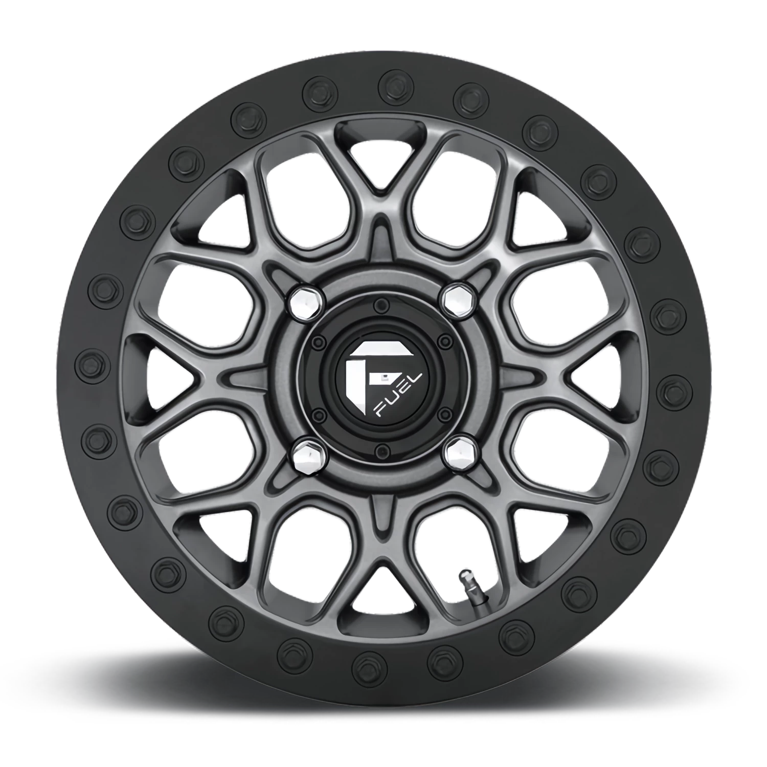 https://wheels.autosyncstudio.com/Fuel/Tech-Beadlock-UTV_D919_Matte_Gunmetal_Black-Bead-Ring_4-lug_0003.png