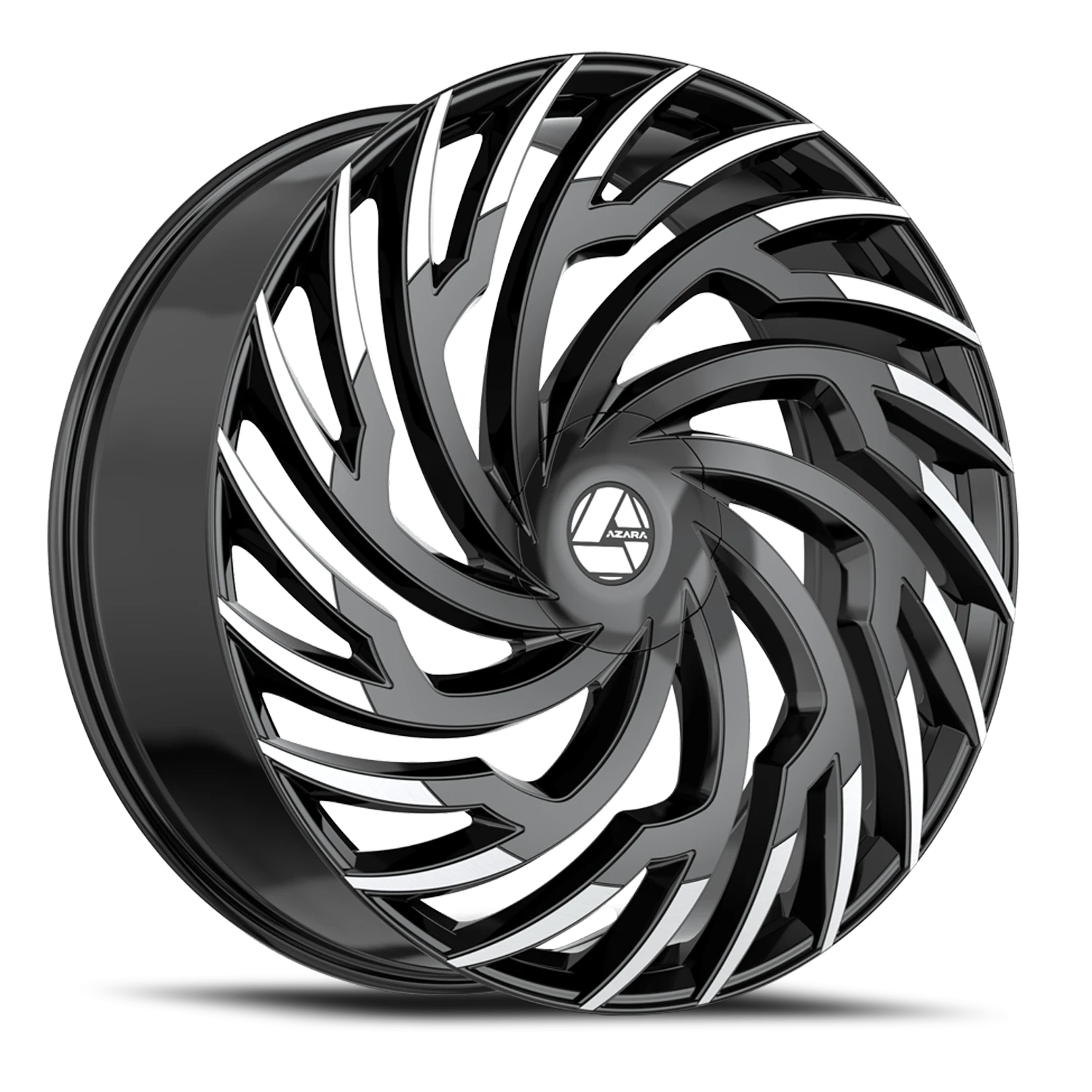 AZA-536 BM Gloss Black / Machined