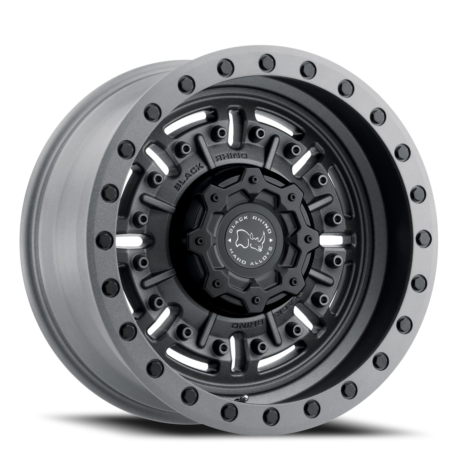 Black Rhino MG Abrams  Textured Matte Gunmetal /  (17"x9.5", 8x170 Bolt Pattern, +-18mm Offset, 1...