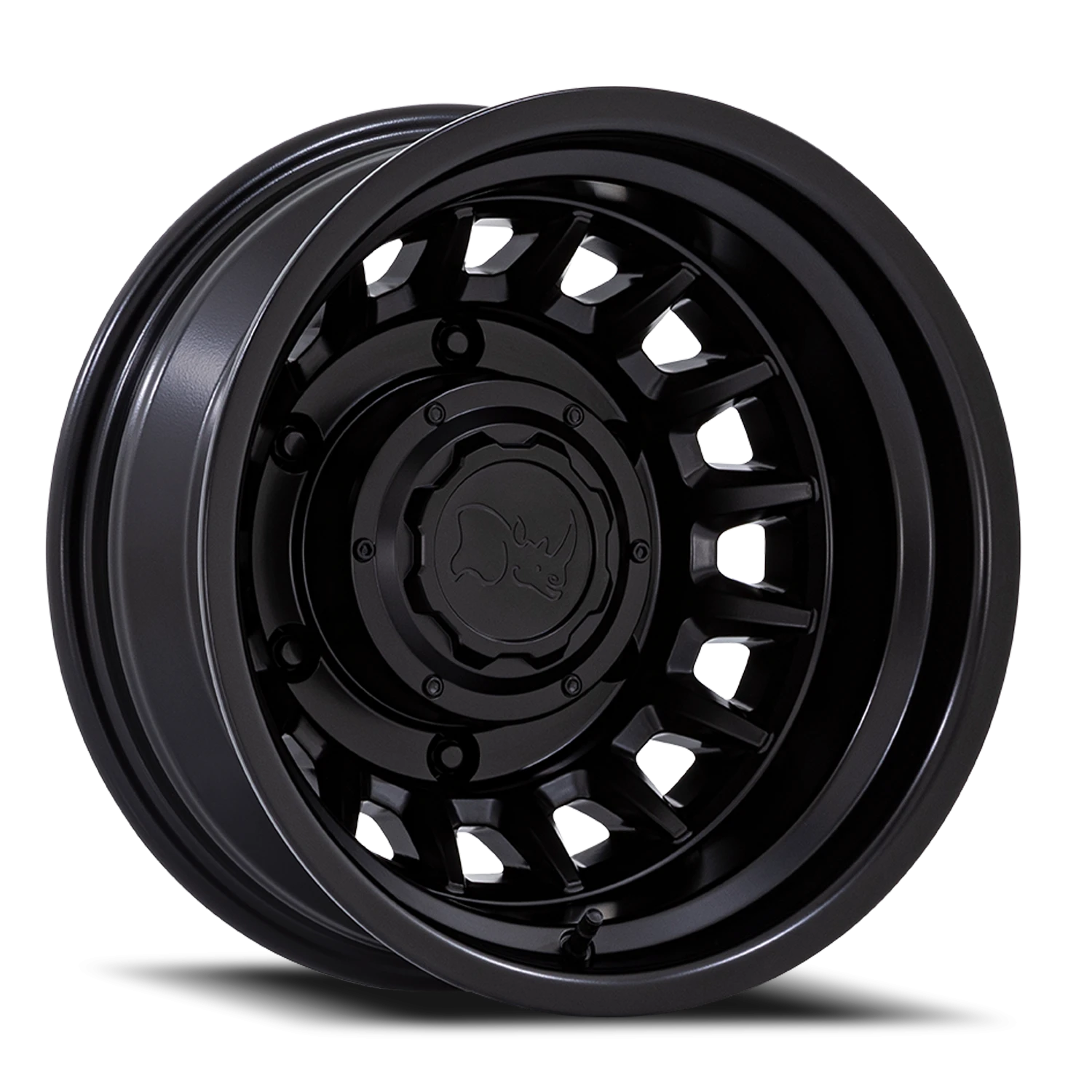 Black Rhino MX Aliso Dually BR019  Matte Black /  (16"x6", 6x205 Bolt Pattern, +-130mm Offset, 16...