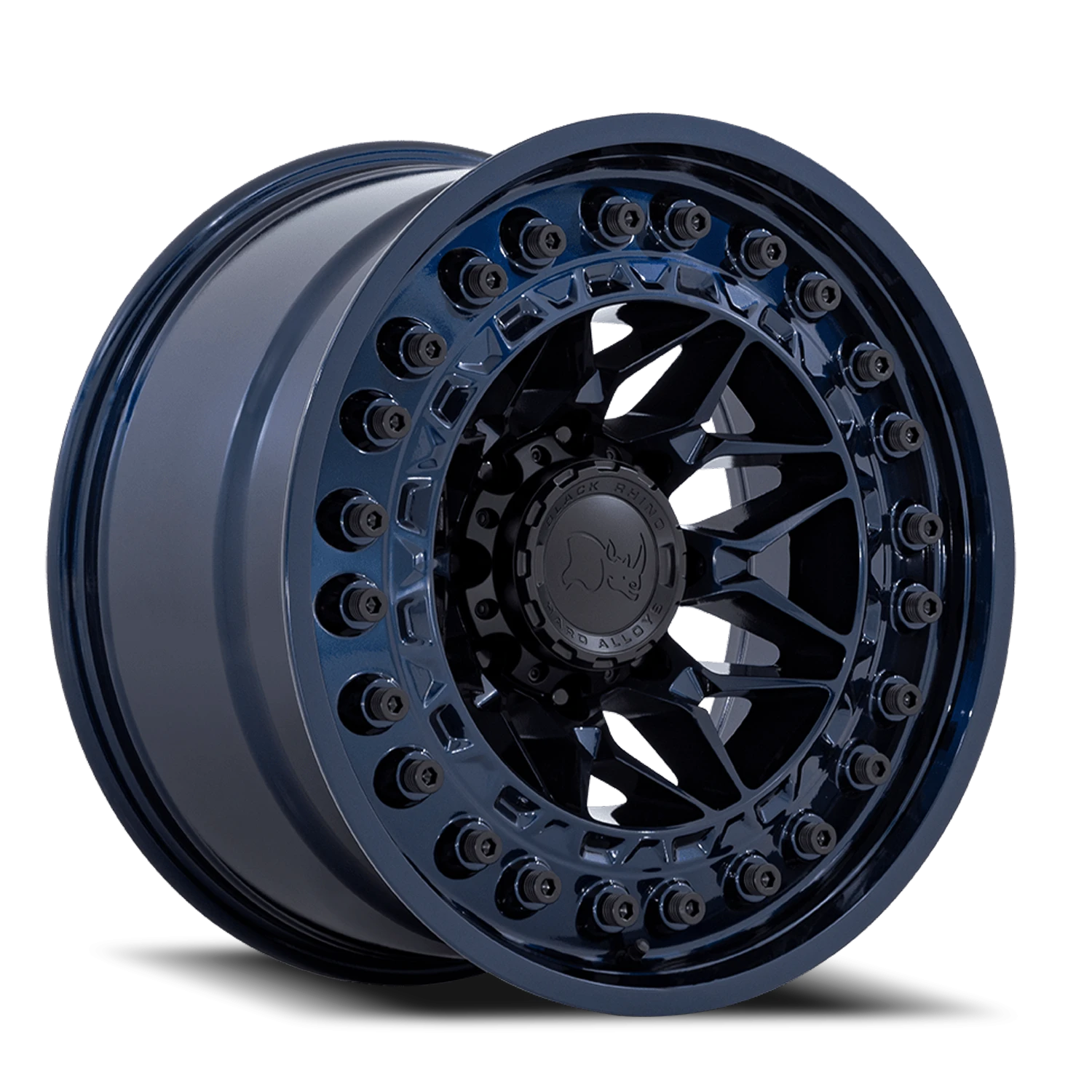 Black Rhino BL Alpha   Midnight Blue /  (18"x9", 8x165.1 Bolt Pattern, +20mm Offset, 125.1mm Hub)...