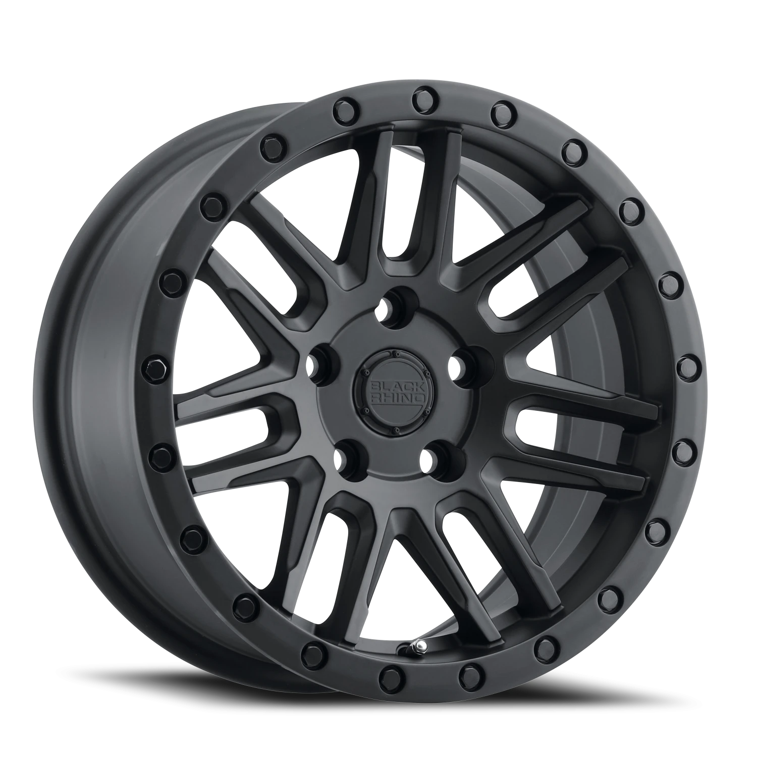 Black Rhino BK Arches  Matte Black /  (17"x9.5", 6x114.3 Bolt Pattern, +12mm Offset, 76.1mm Hub) ...