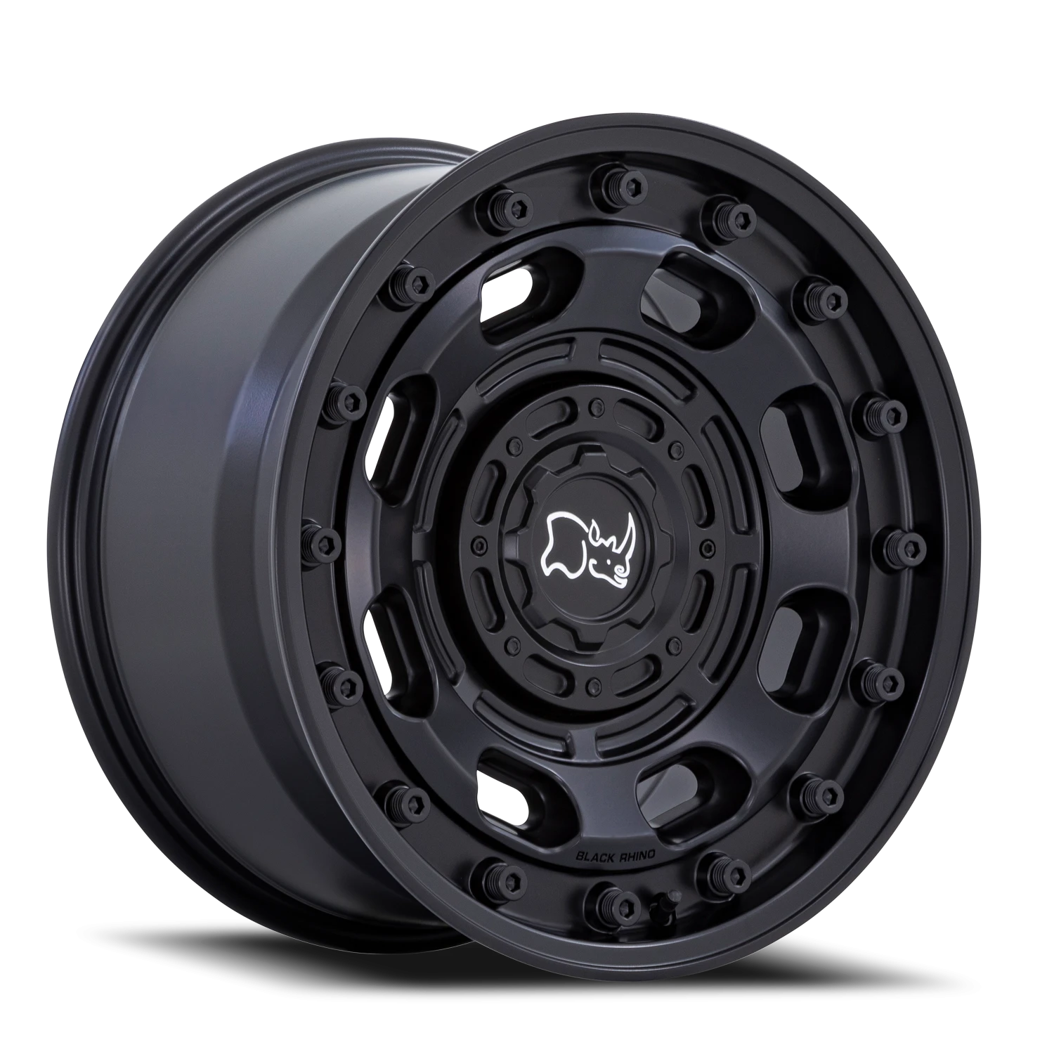 Black Rhino MB Atlas  Matte Black /  (17"x8.5", 6x135 Bolt Pattern, +-10mm Offset, 106.1mm Hub)  ...