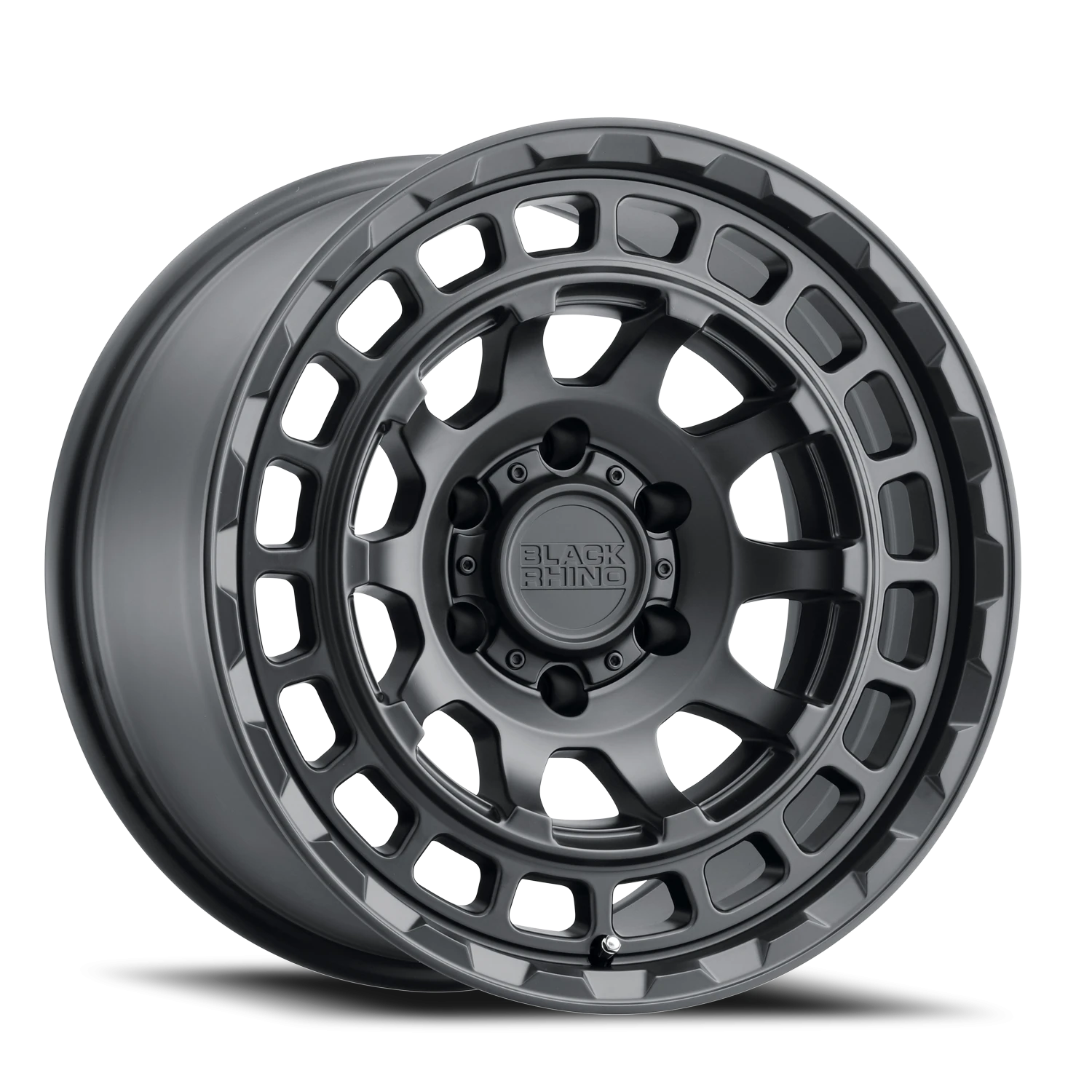 Black Rhino BK Chamber  Matte Black /  (16"x8", 5x114.3 Bolt Pattern, +-10mm Offset, 76.1mm Hub) ...