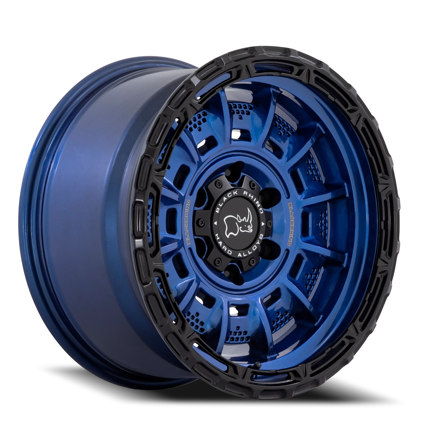 Black Rhino BL Legion   Cobalt Blue / Black Lip (20"x10", 8x170 Bolt Pattern, +-18mm Offset, 125....