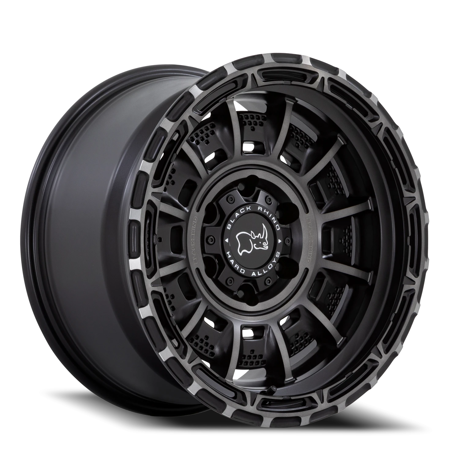 Black Rhino MB Legion  Matte Black / Gray Tint (20"x10", 8x165.1 Bolt Pattern, +-18mm Offset, 125...