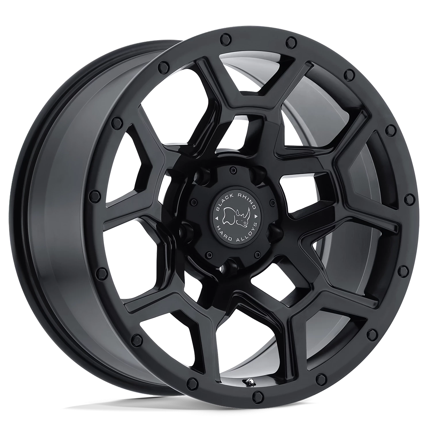 Black Rhino  Overland  Matte Black /  (17"x8", 5x114.3 Bolt Pattern, +35mm Offset, 76.1mm Hub)   