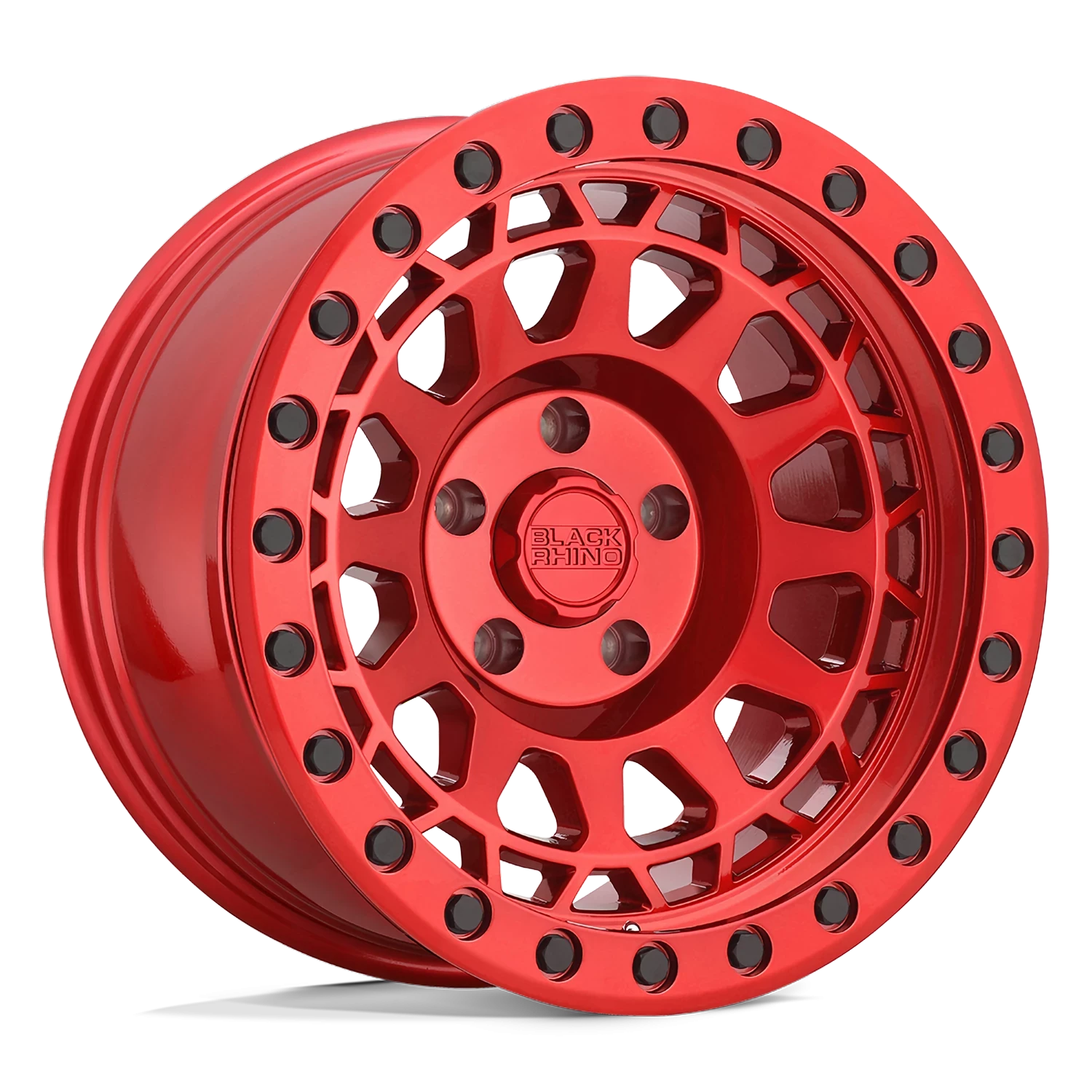 Black Rhino RD Primm   Candy Red / Black Bolts (17"x9", 8x170 Bolt Pattern, +mm Offset, 125.1mm H...