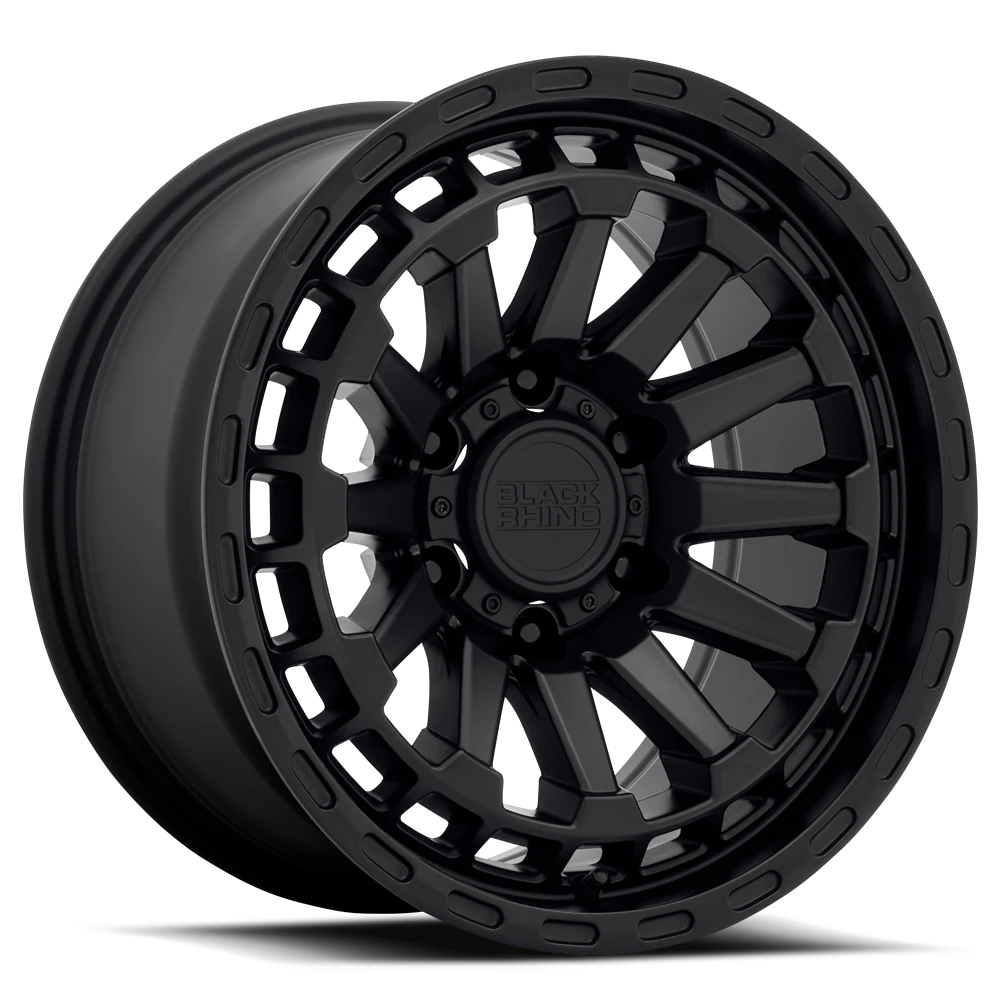 Black Rhino BK Raid  Matte Black /  (17"x8.5", 6x120 Bolt Pattern, +mm Offset, 67.1mm Hub)   