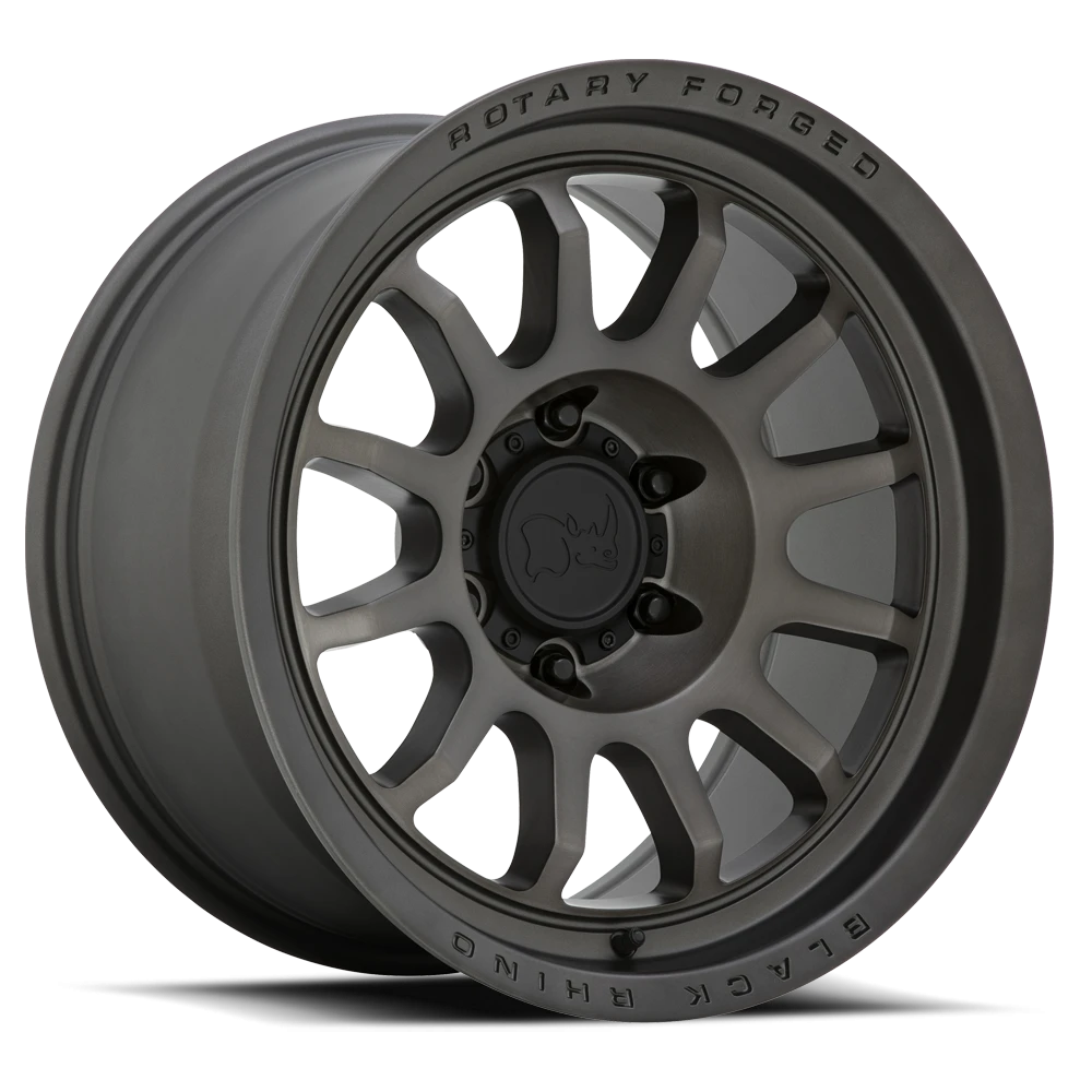 Black Rhino GY Rapid  Matte Brushed Gunmetal /  (17"x8.5", 6x114.3 Bolt Pattern, +mm Offset, 76.1...