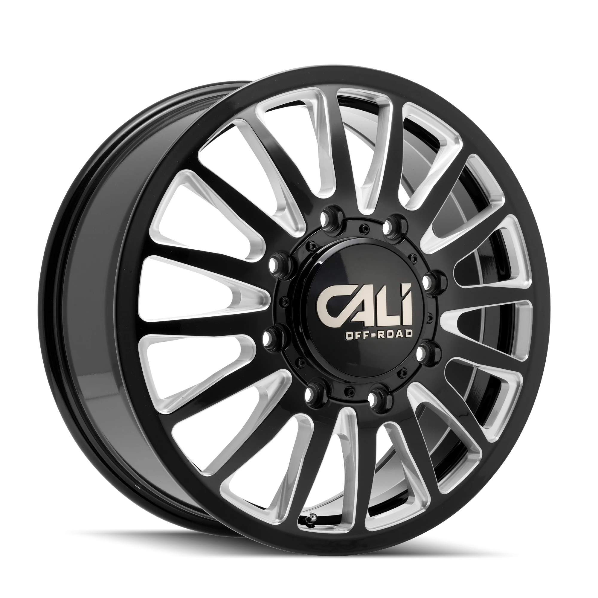 Summit Dually 9110D BM Gloss Black / Milled Spokes