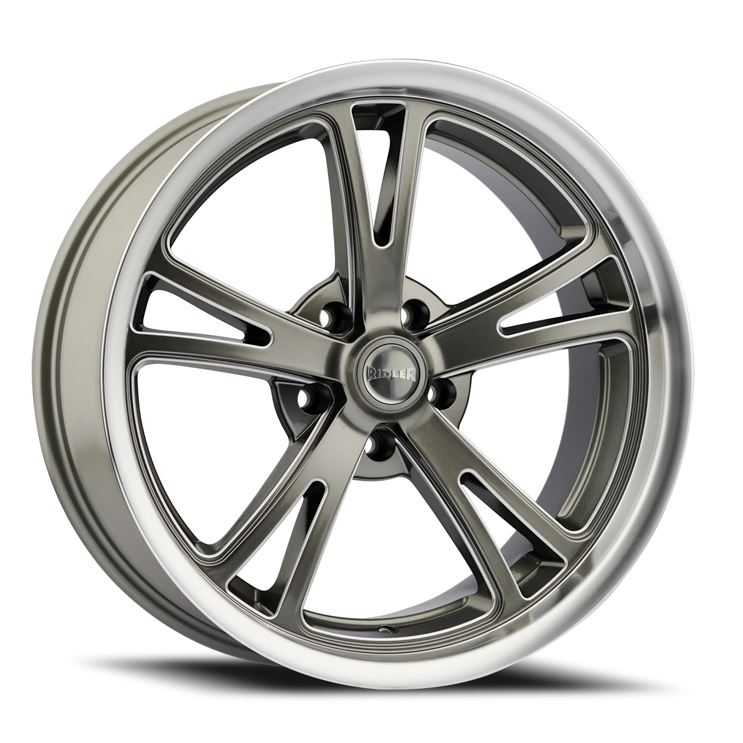 606 GY Grey / Milled Spokes-Diamond Lip