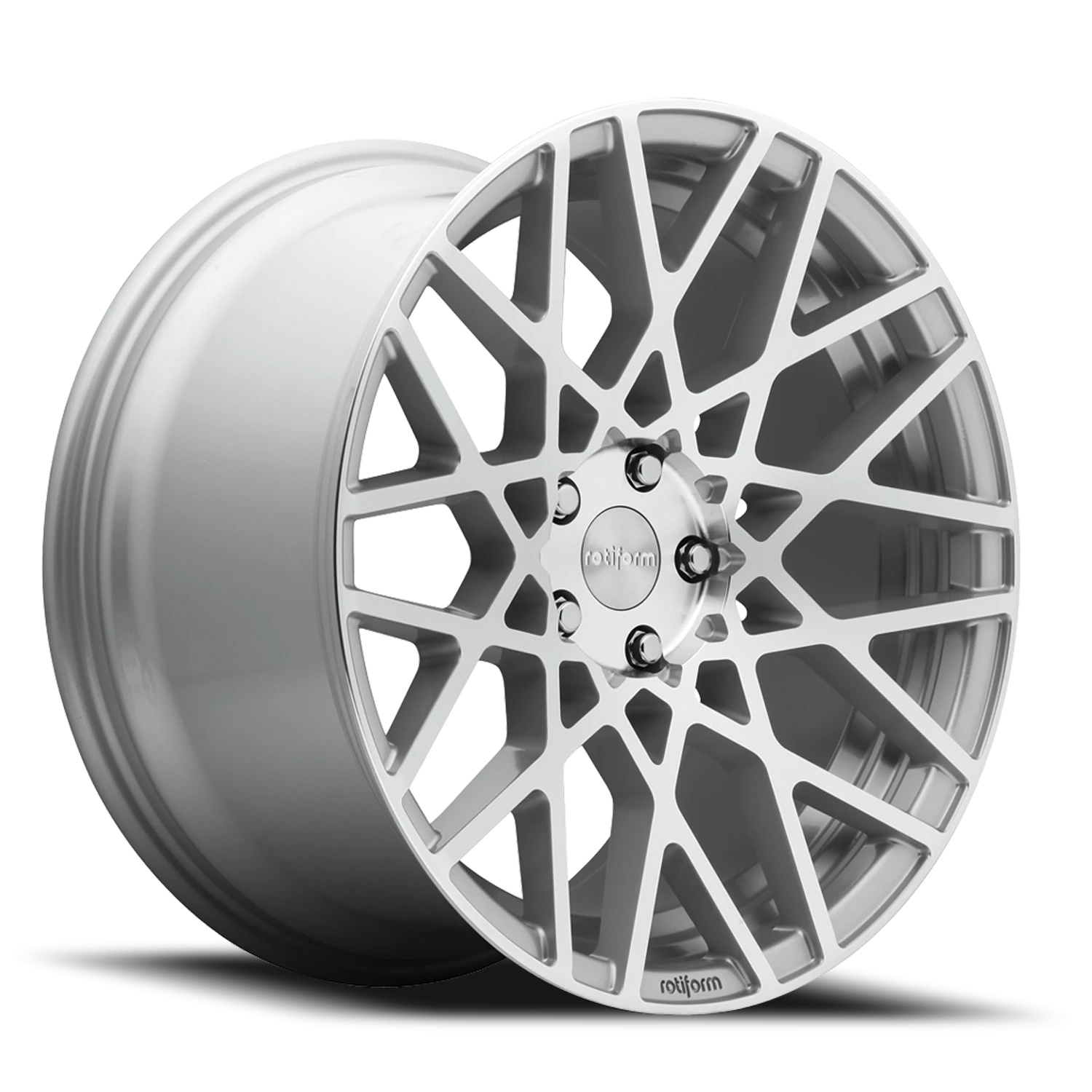 BLQ R110 Gloss Silver / Machined