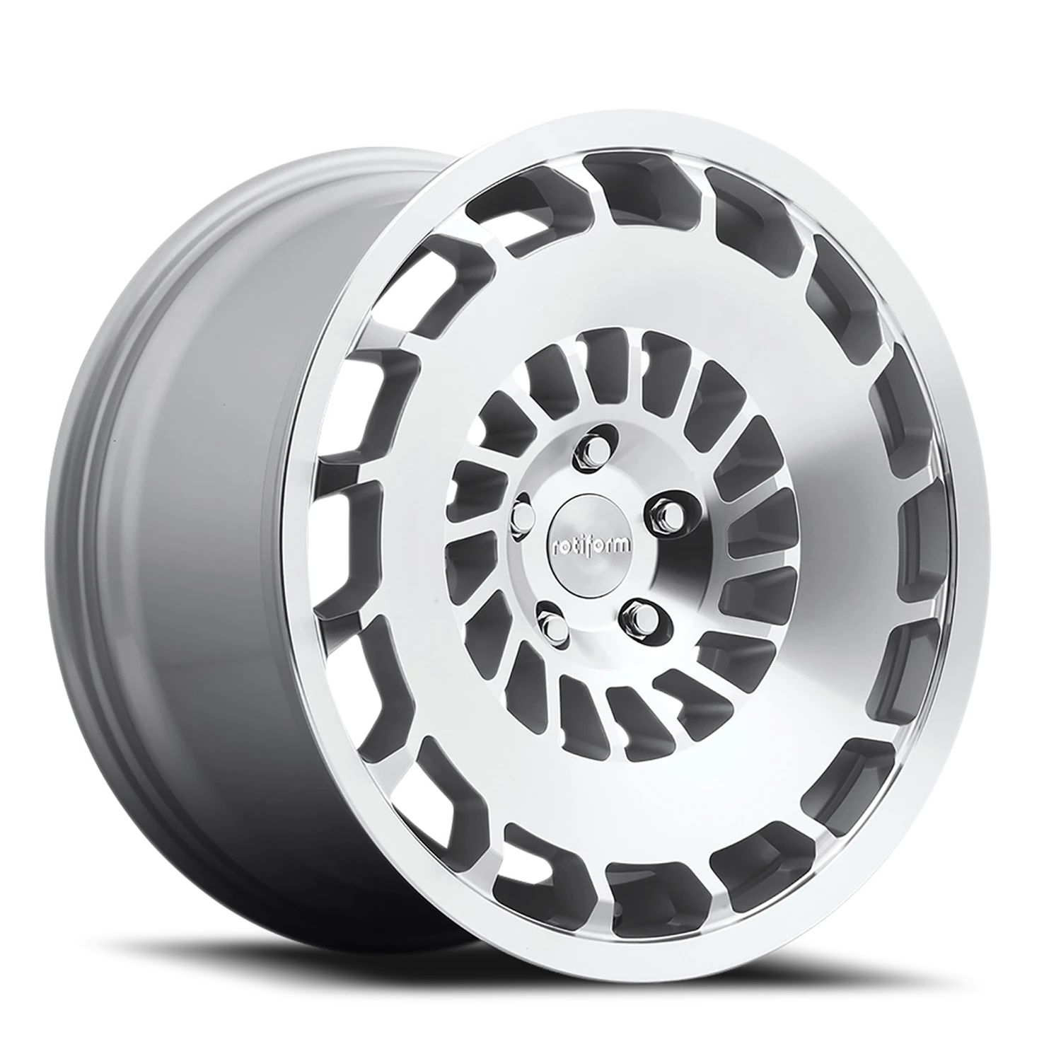 CCV R135 Gloss Silver / Machined