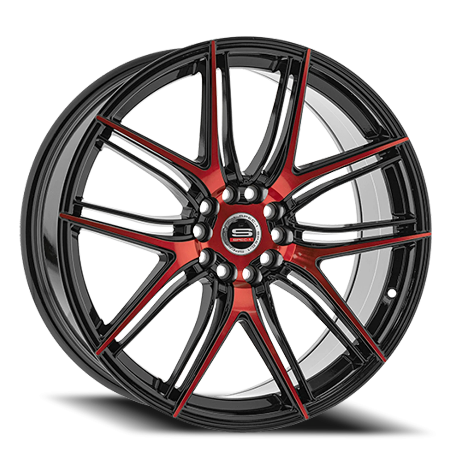 SP-56 GBR Gloss Black / Red Machined