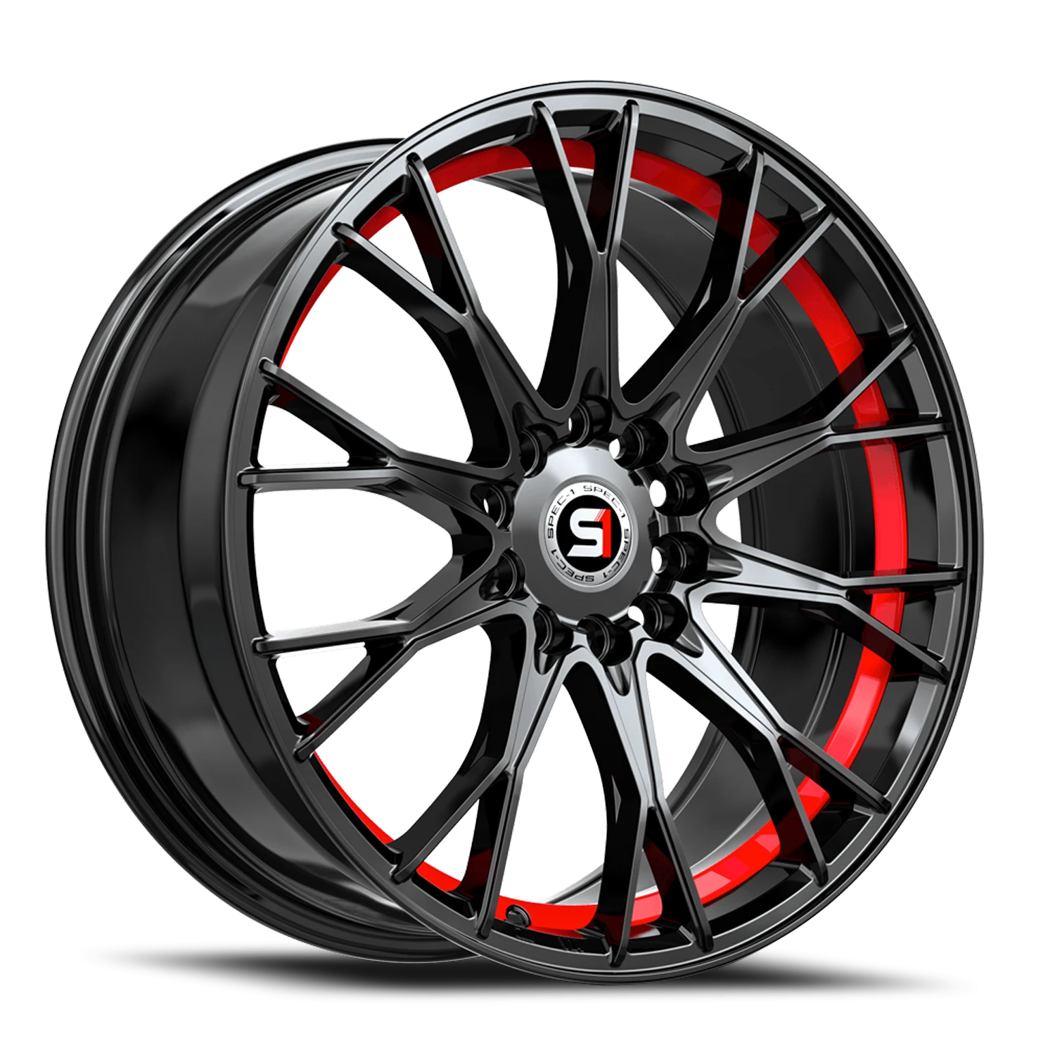 SP-59 GBRU Gloss Black / Red Undercut