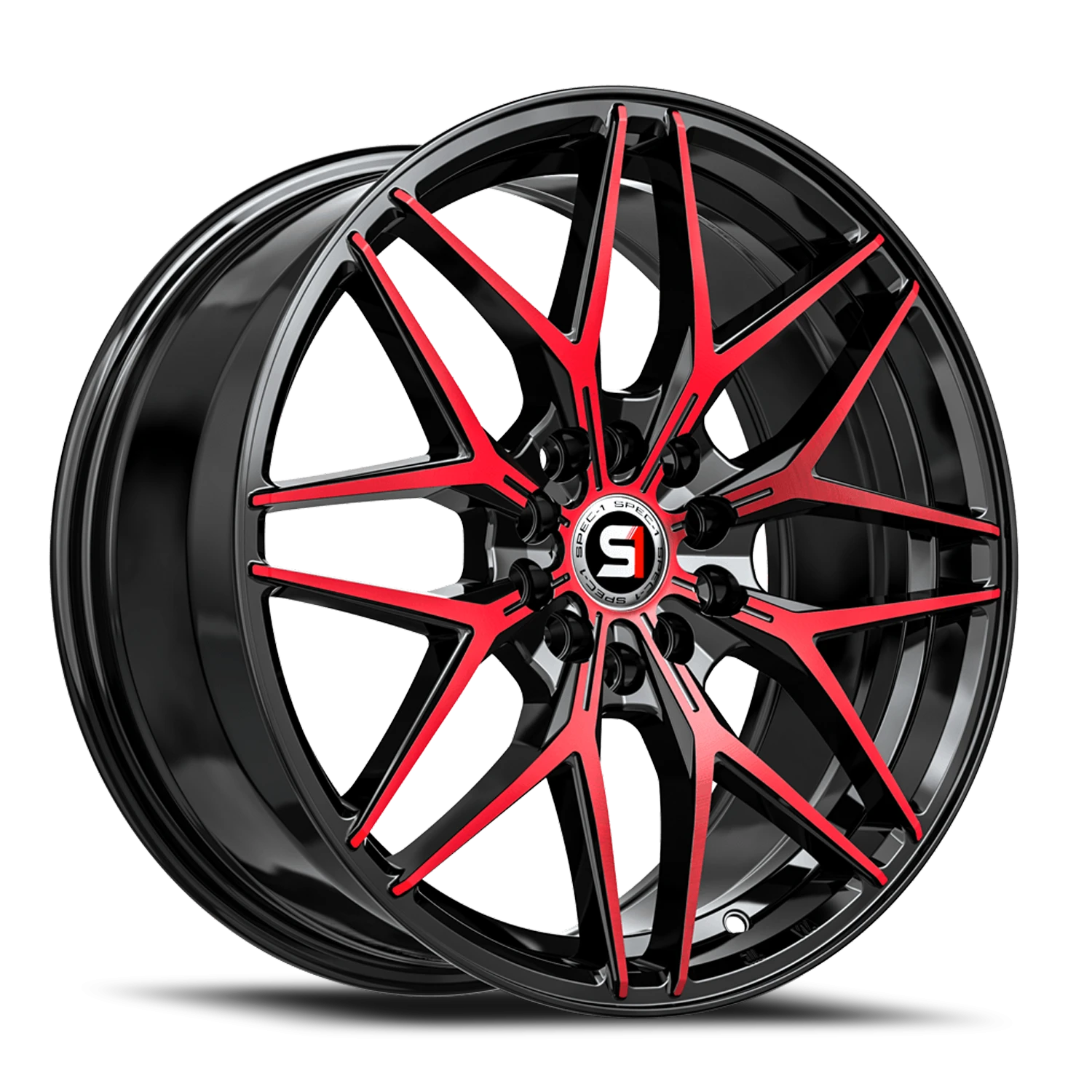 SP-60 BMR Gloss Black / Red Machined