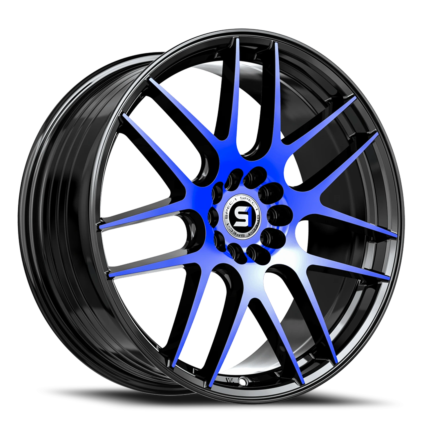 SP-65 GBBLM Gloss Black / Blue Machined