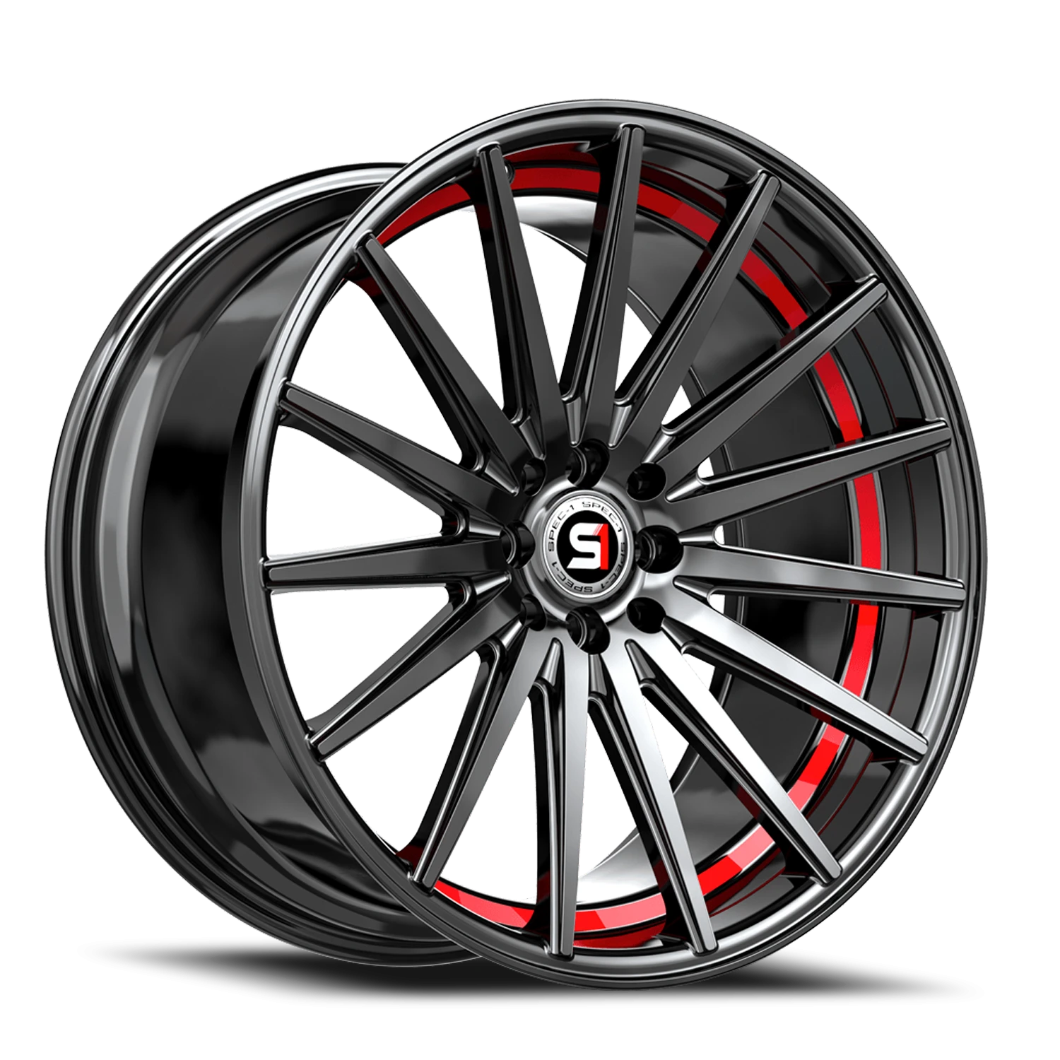 SP-69 BRU Gloss Black / Red Undercut