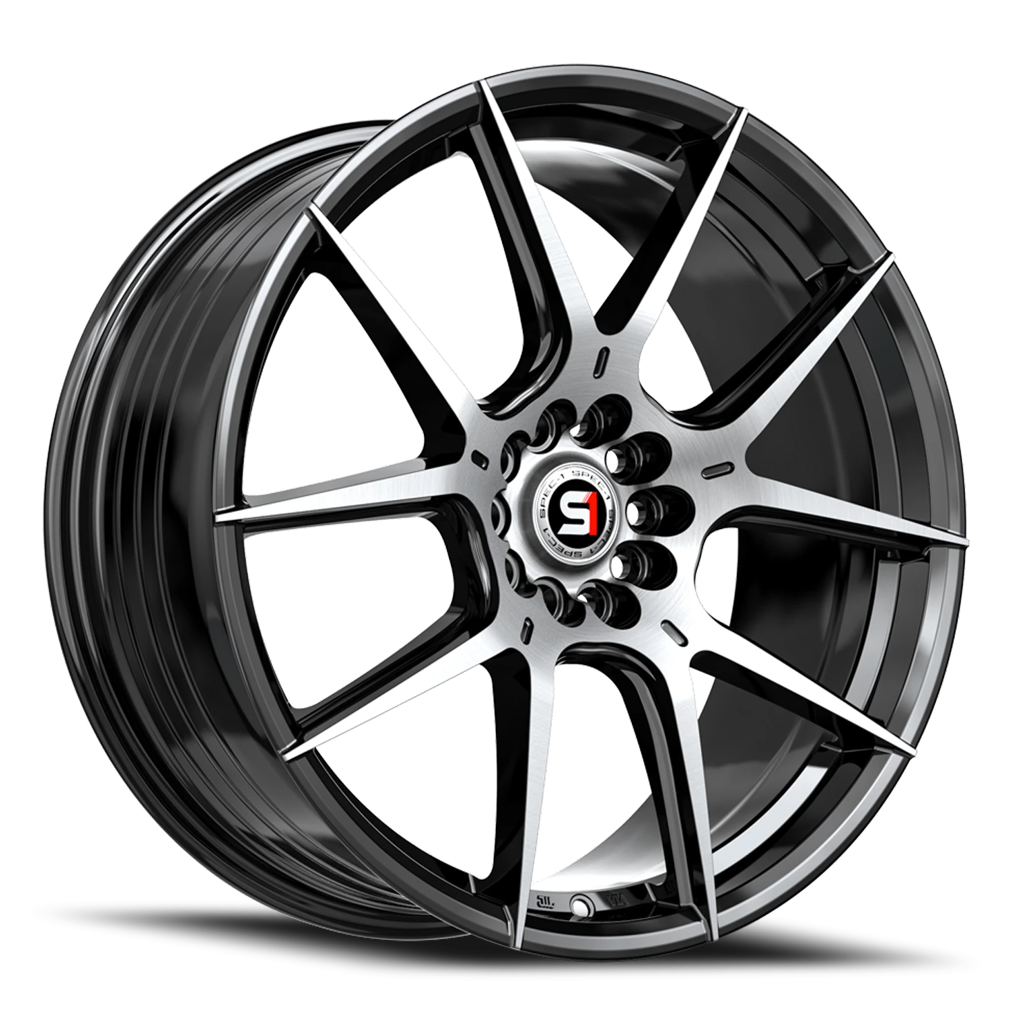 SP-71 BM Gloss Black / Machined