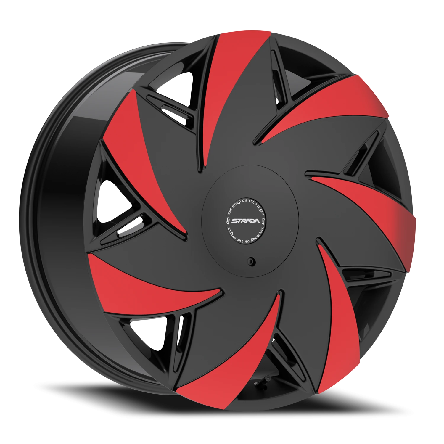 Turbina GBMRT Gloss Black / Machined Red Tips