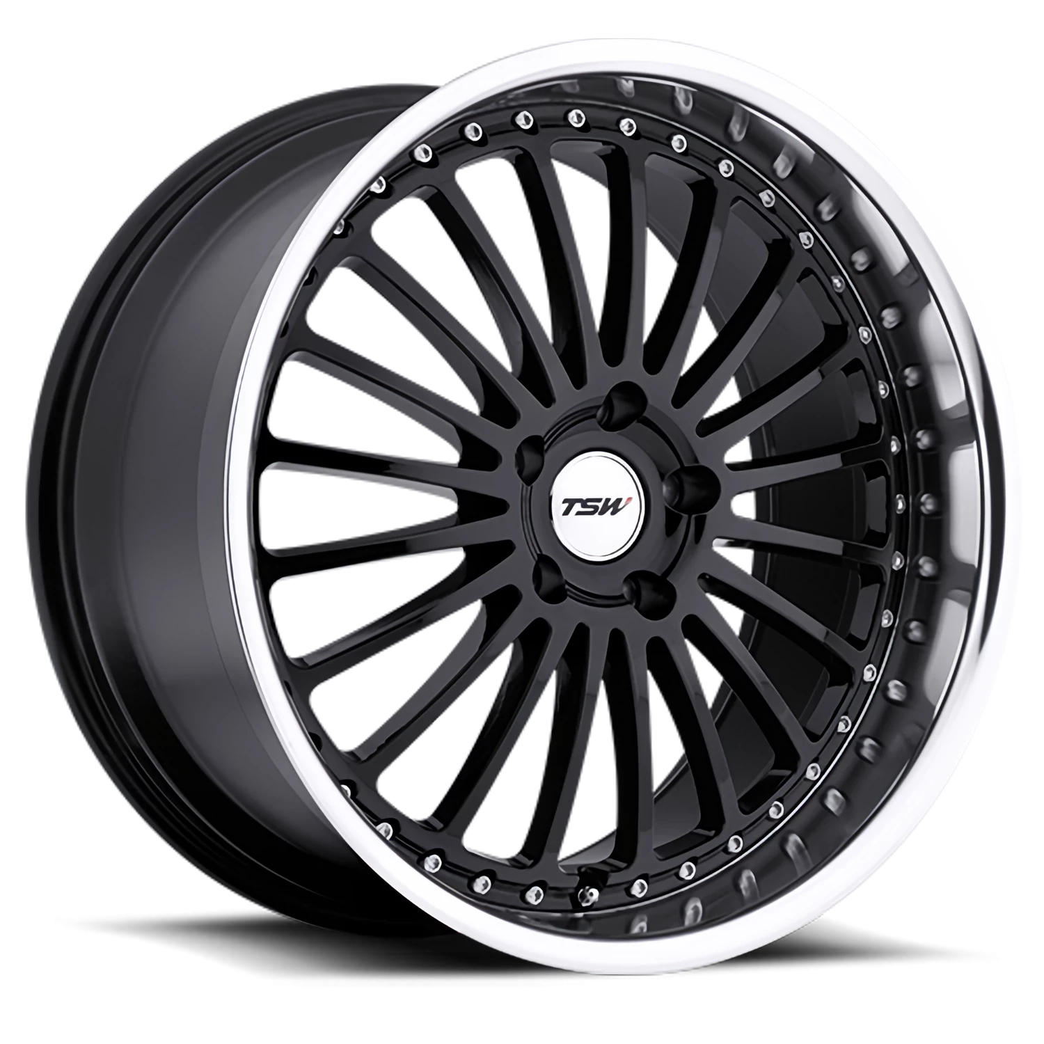 Silverstone GB Gloss Black / Mirror Cut Lip