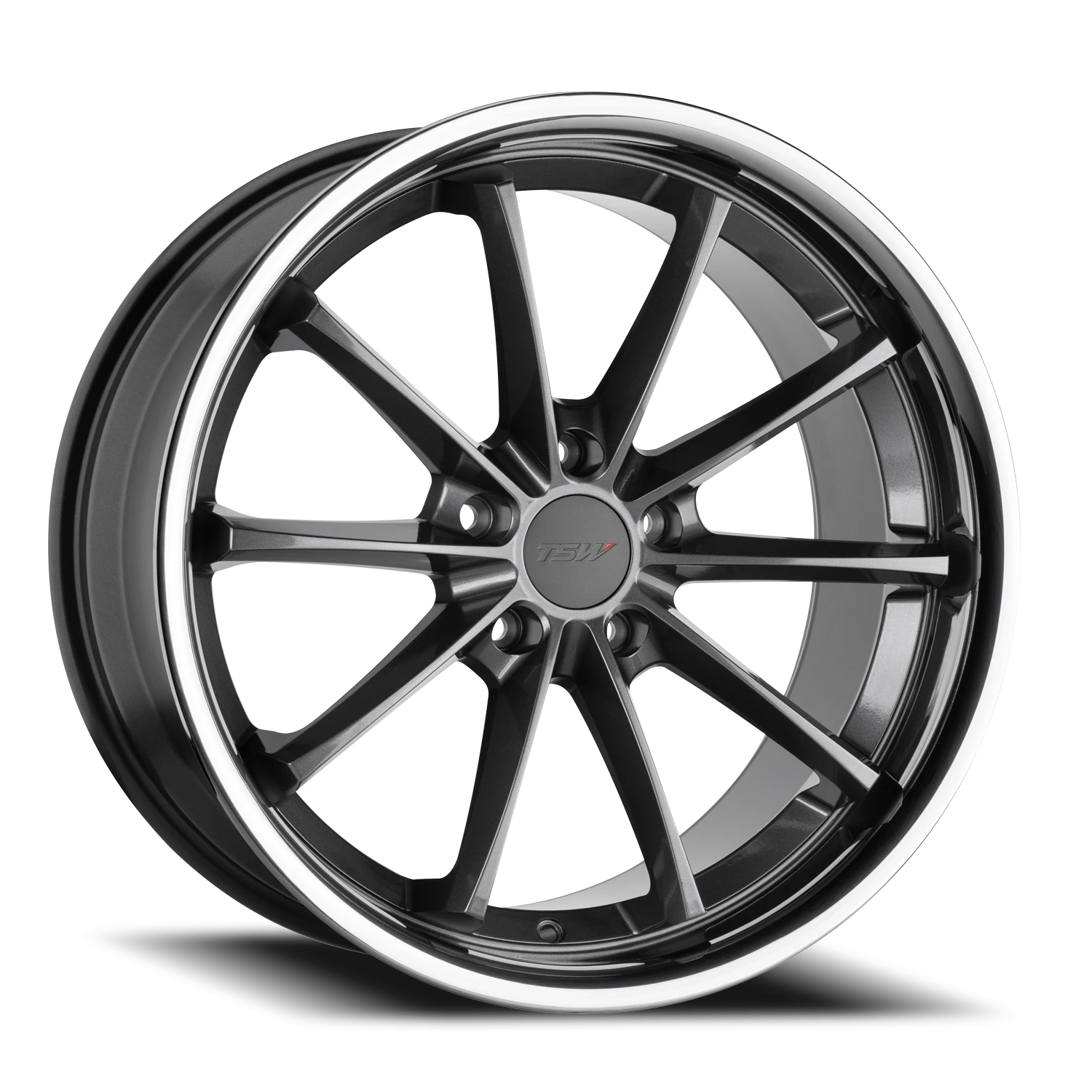 Sweep GY Gloss Gunmetal / Stainless Lip