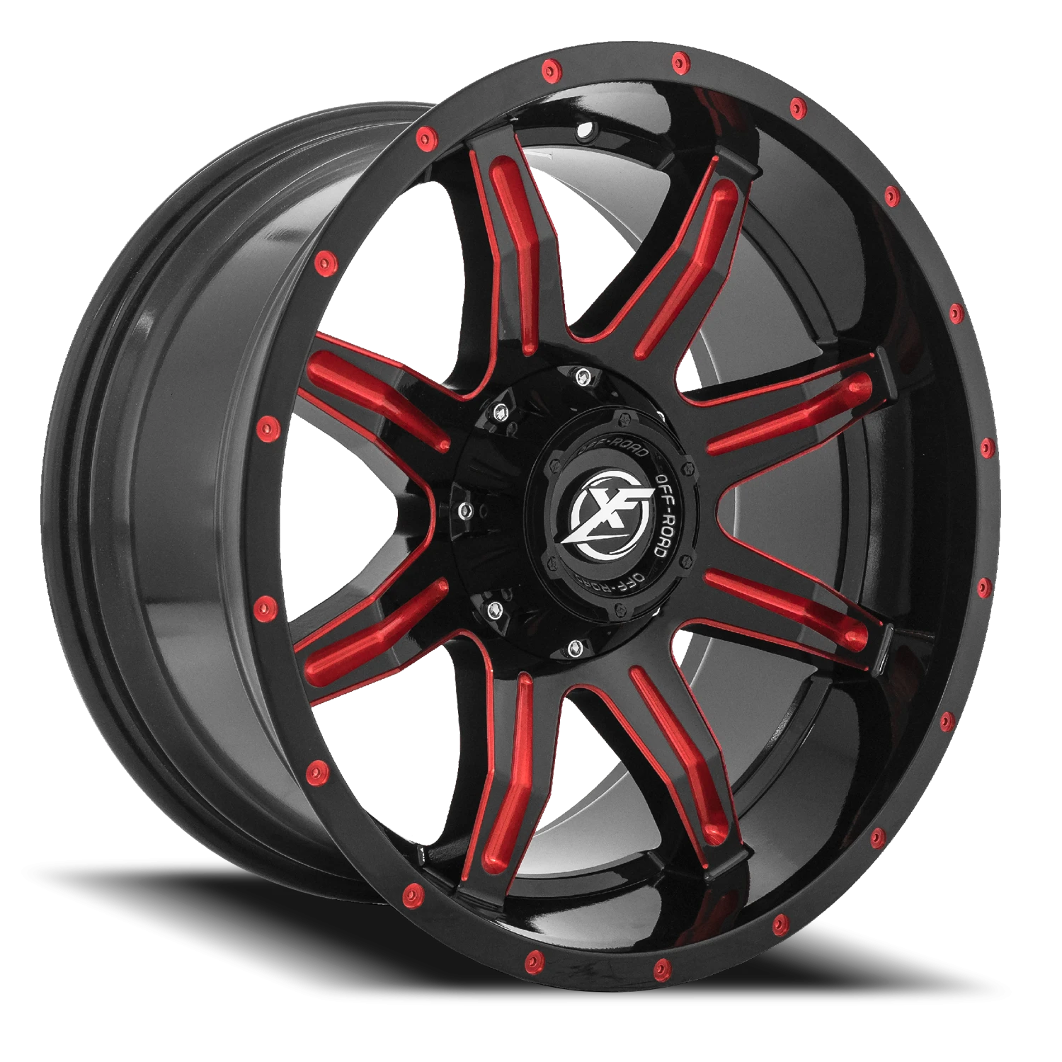 XF-215 GBMLR Gloss Black / Red Milled