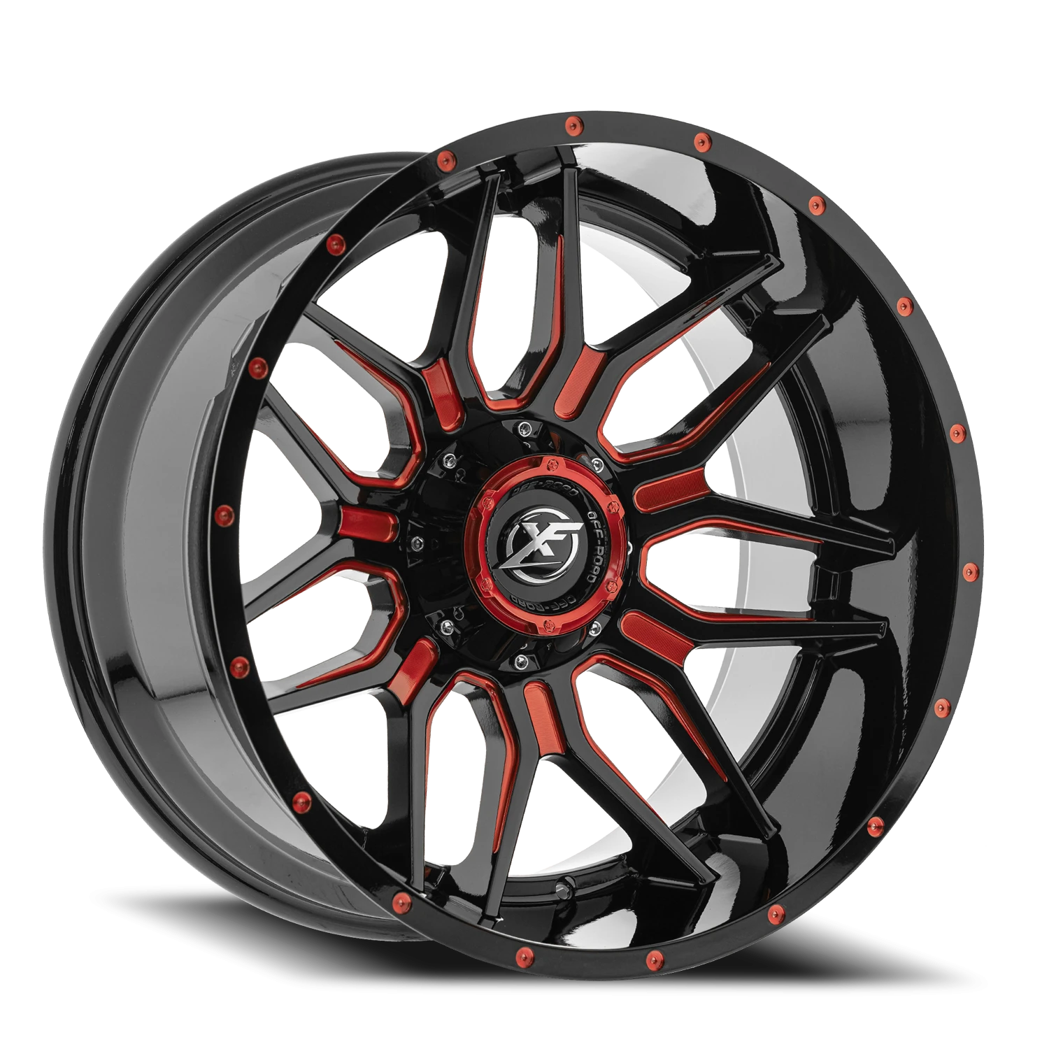 XF-222 GBMLR Gloss Black / Red Milled