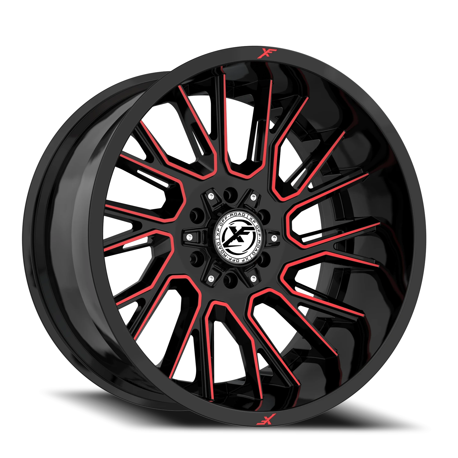 XF-230 GBMRED Gloss Black / Red Machined
