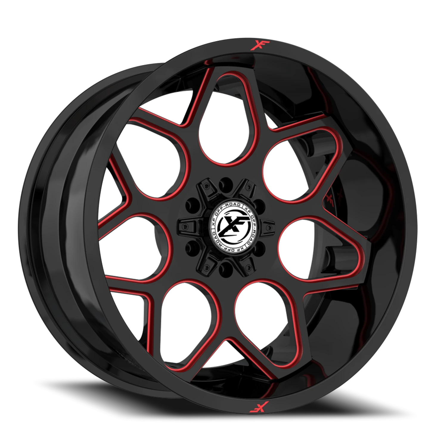XF-233 GBMLR Gloss Black / Red Milled