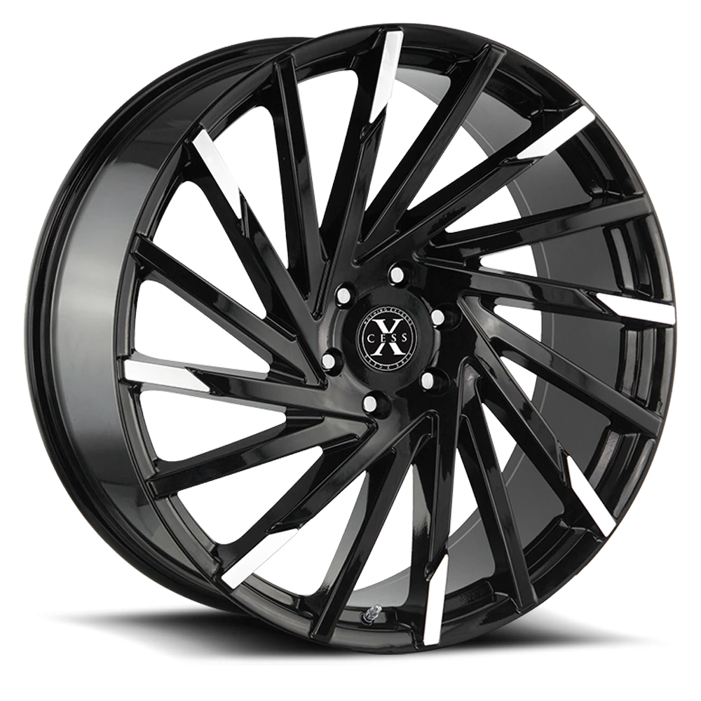 X02 GBMT Gloss Black / Machined Tips
