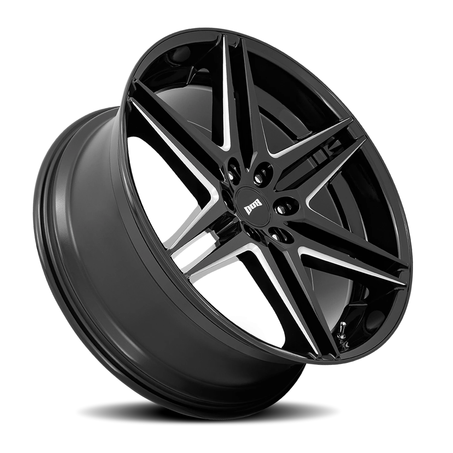 https://wheels.autosyncstudio.com/webp/DUB/Dirty-Dog_S267_Gloss_Black_Milled_6-lug_0002.webp