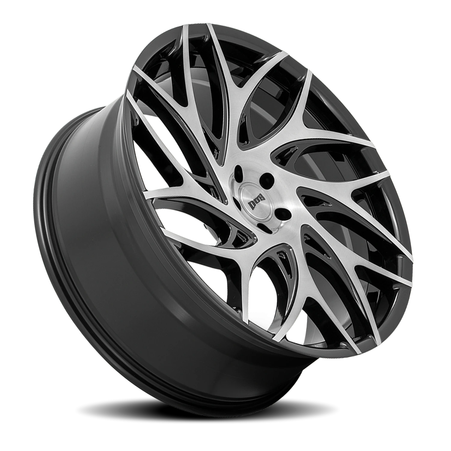 https://wheels.autosyncstudio.com/webp/DUB/G.O.A.T._S260_Gloss_Black_Brushed-Face-Dark-Tint-Spokes_5-lug_0002.webp