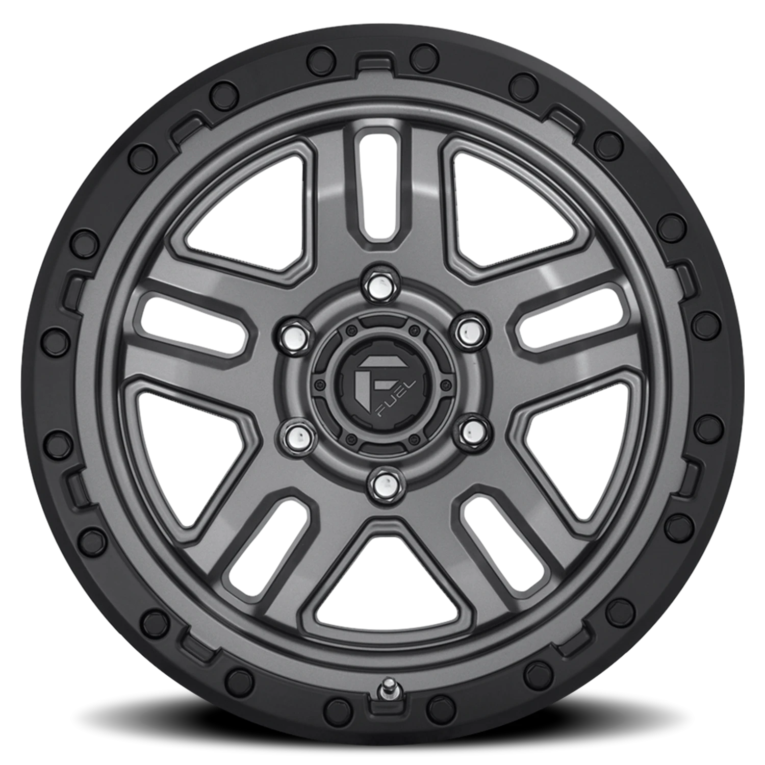 https://wheels.autosyncstudio.com/webp/Fuel/AMMO_D701_Gunmetal_5-lug_0003.webp