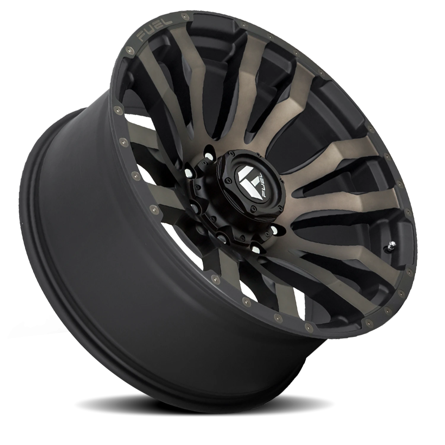 https://wheels.autosyncstudio.com/webp/Fuel/Blitz_D674_Matte_Black_Double-Dark-Tint_8-lug_0002.webp