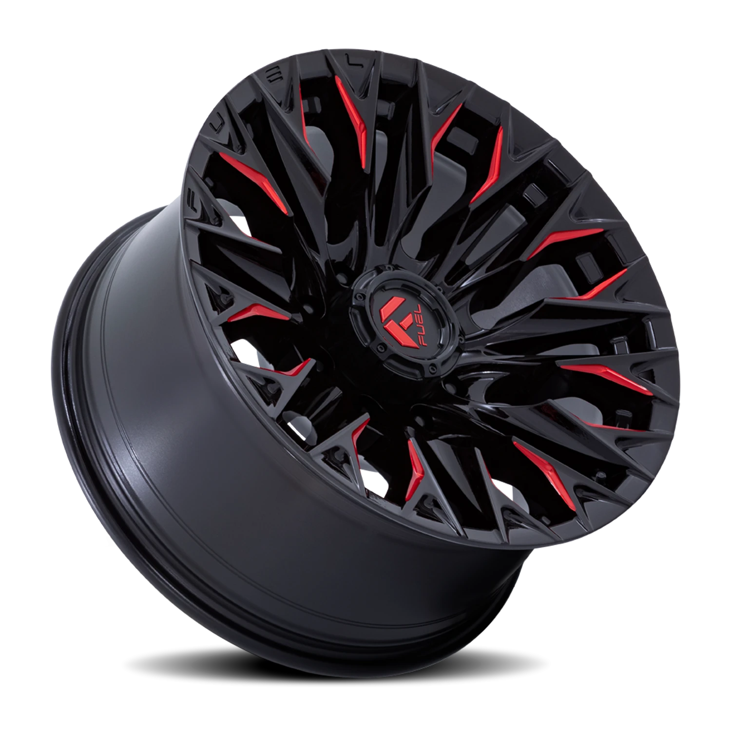 https://wheels.autosyncstudio.com/webp/Fuel/Flame_D823_Gloss_Black_Milled-Candy-Red_8-lug_0002.webp