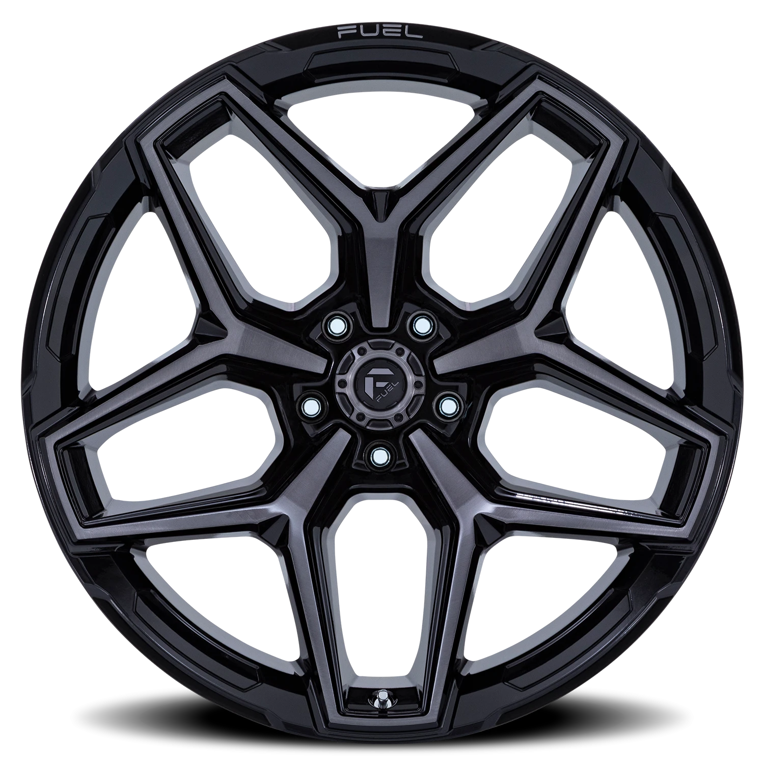 https://wheels.autosyncstudio.com/webp/Fuel/Flux_FC854BT_Gloss_Black_Brushed-Gray-Tint_5-lug_0003.webp