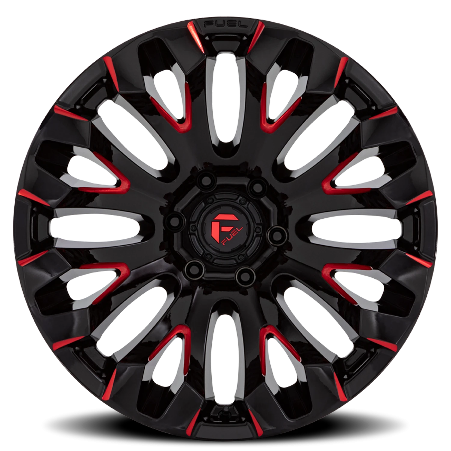 https://wheels.autosyncstudio.com/webp/Fuel/Quake_D829_Gloss_Black_Milled-Red_8-lug_0003.webp