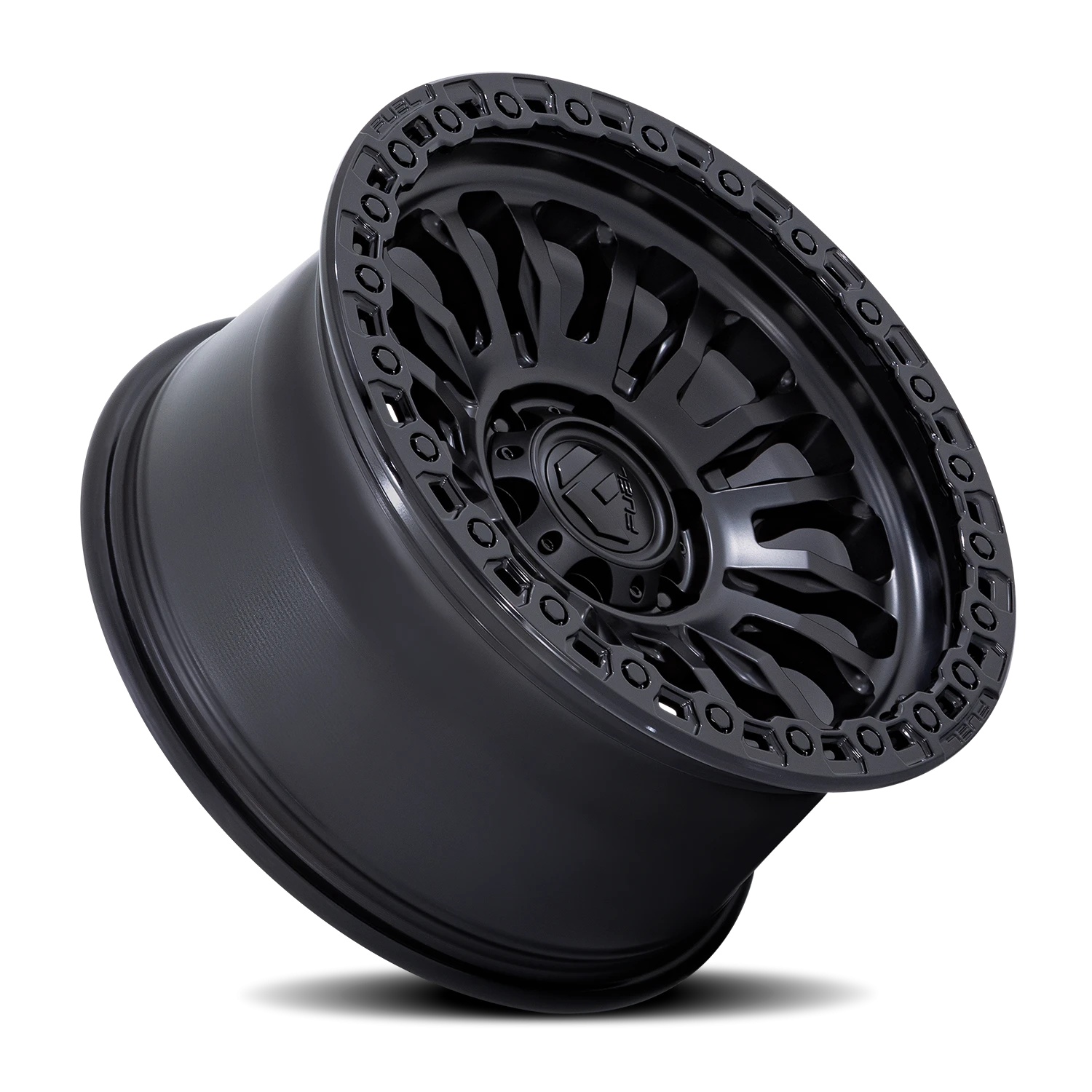 https://wheels.autosyncstudio.com/webp/Fuel/Rincon_FC857-MB_Matte_Black_Gloss-Black-Lip_6-lug_0002.webp