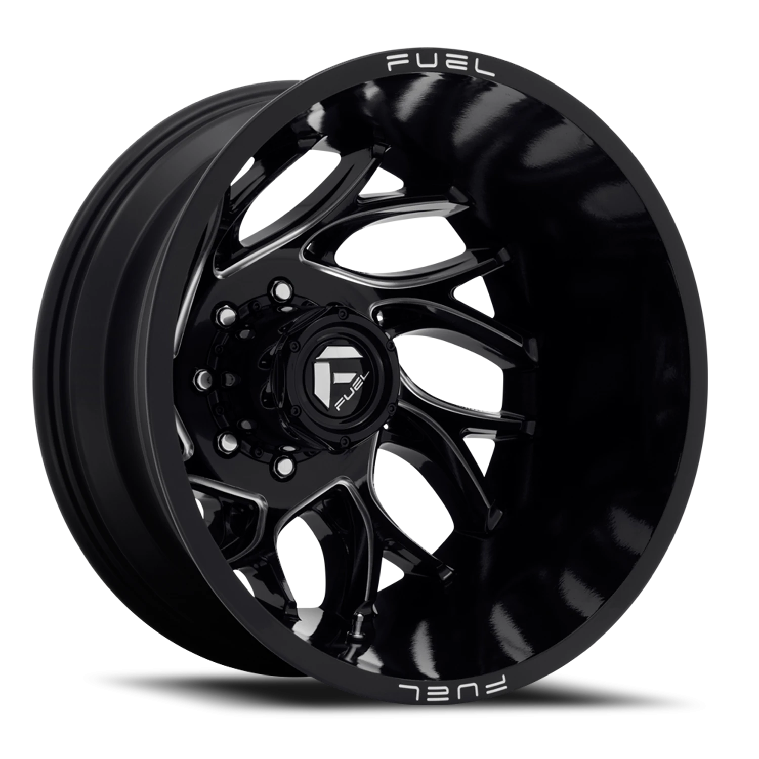 https://wheels.autosyncstudio.com/webp/Fuel/Runner-Dually_D741_Gloss_Black_Milled_8-lug_Rear_0001.webp