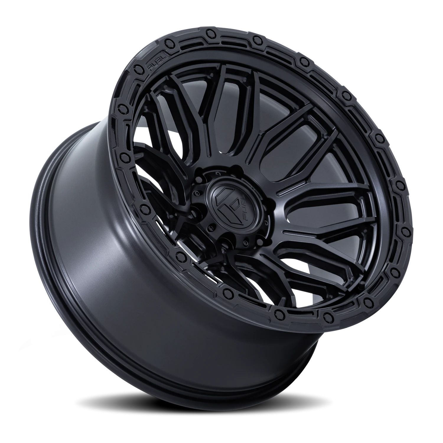 https://wheels.autosyncstudio.com/webp/Fuel/Surge_FC881-MB_Matte_Black_Gloss-Black-Lip_8-lug_0002.webp