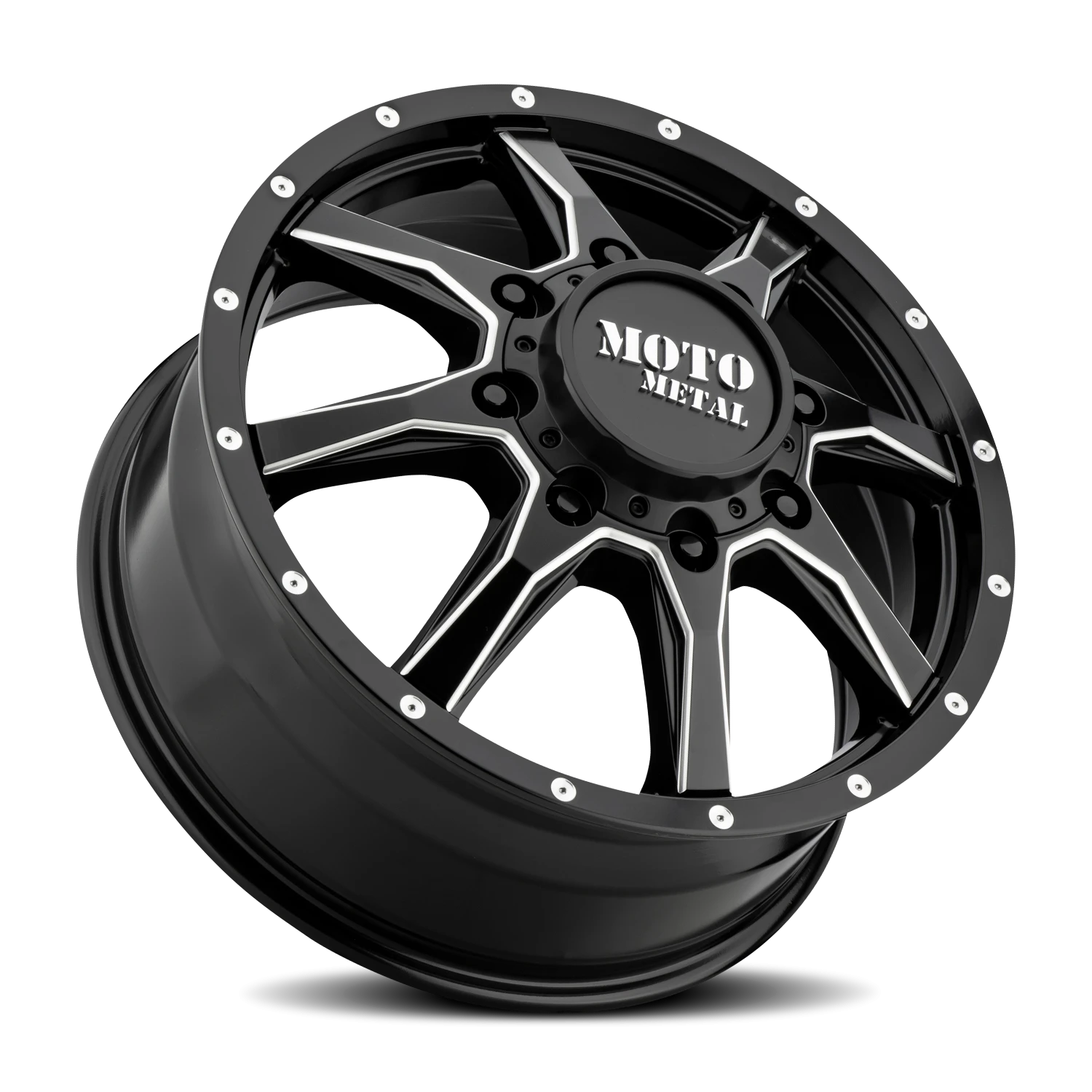 https://wheels.autosyncstudio.com/webp/Moto_Metal/MO995_Satin_Black_Milled_8-lug_Front_0002.webp