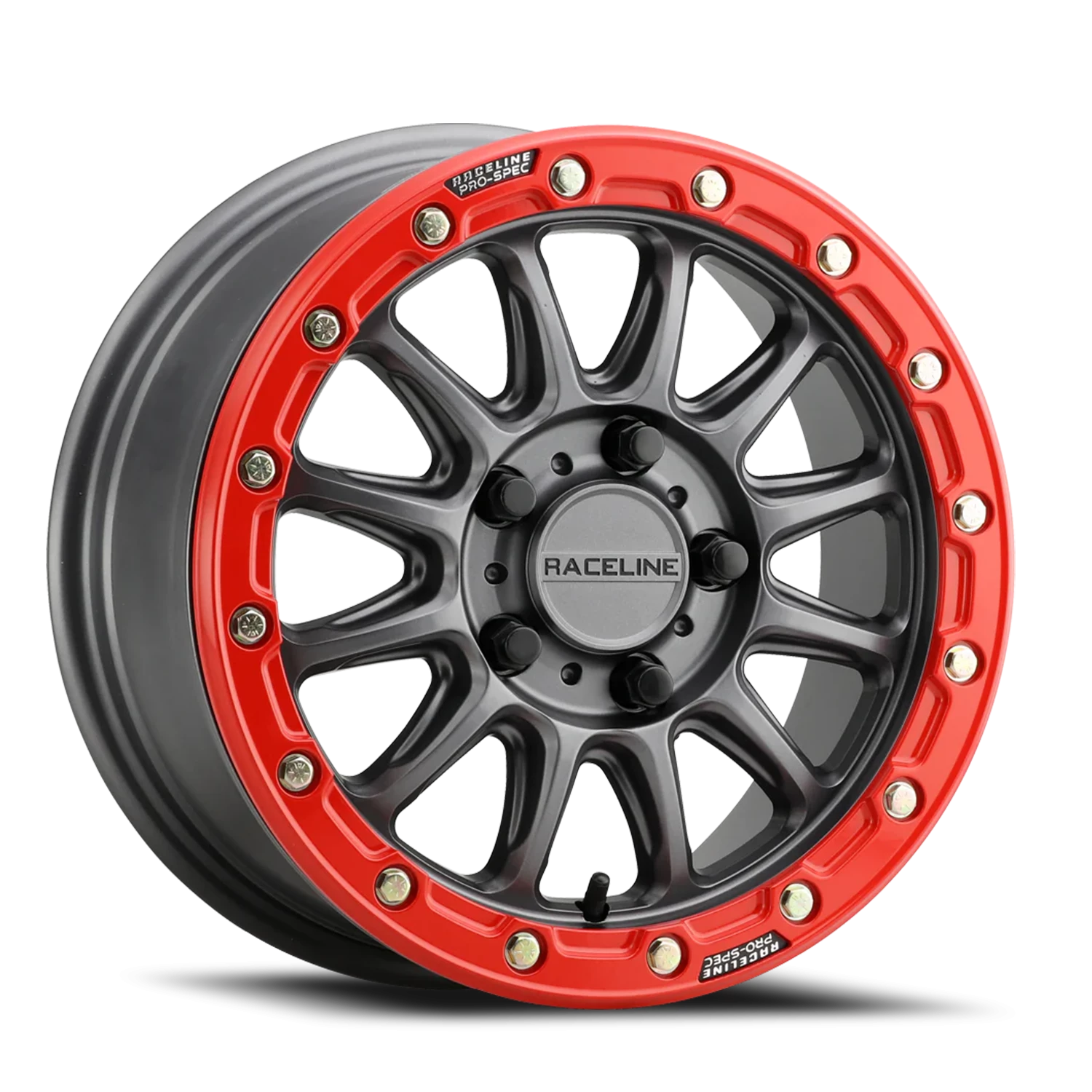 https://wheels.autosyncstudio.com/webp/Raceline/Alpha-Beadlock-UTV_A14GR_Gunmetal_Gloss-Red-Beadlock-Ring_4-lug_0001.webp
