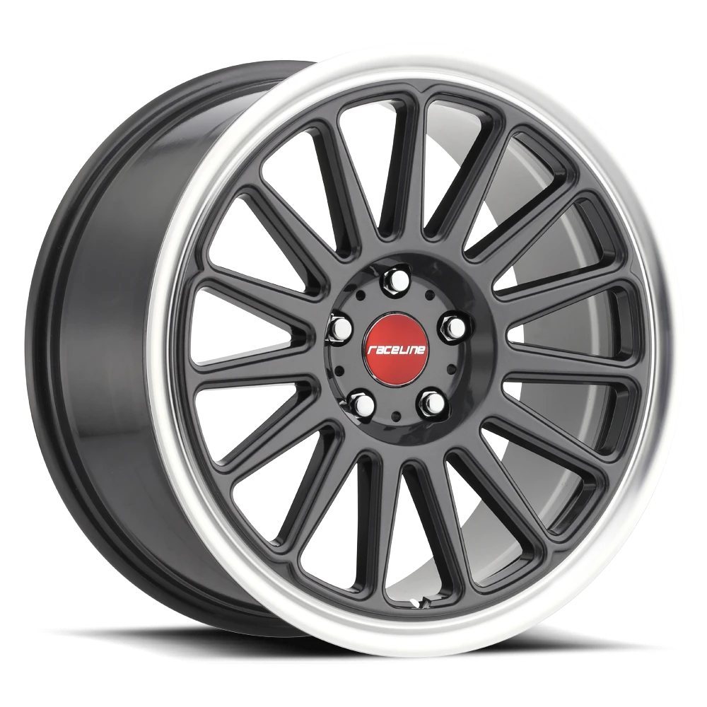 https://wheels.autosyncstudio.com/webp/Raceline/Grip_315G_Gloss_Gunmetal_Machined-Lip-Red-Logo_4-lug_0001.webp