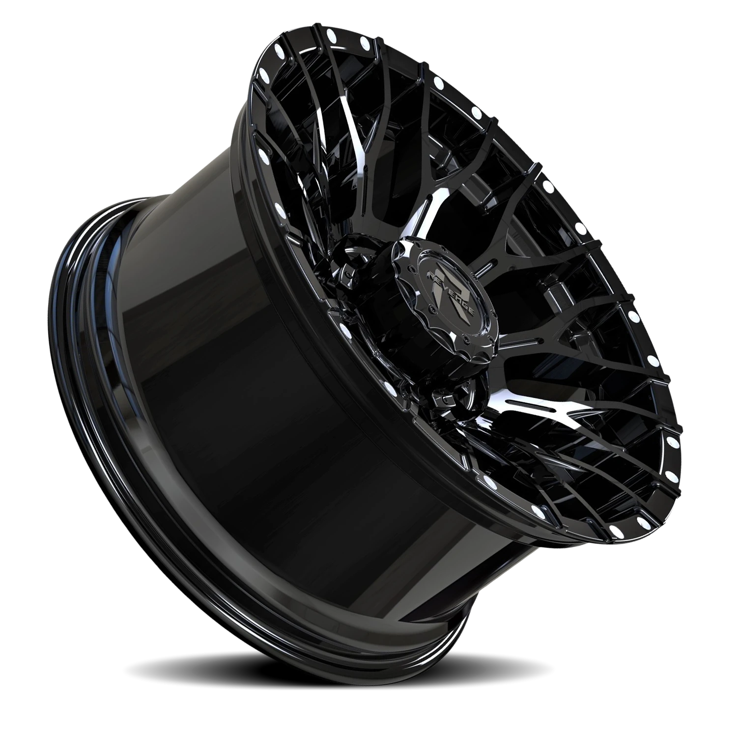 https://wheels.autosyncstudio.com/webp/Revenge_Offroad/RV201_Gloss_Black_Rivets_8-lug_0002.webp