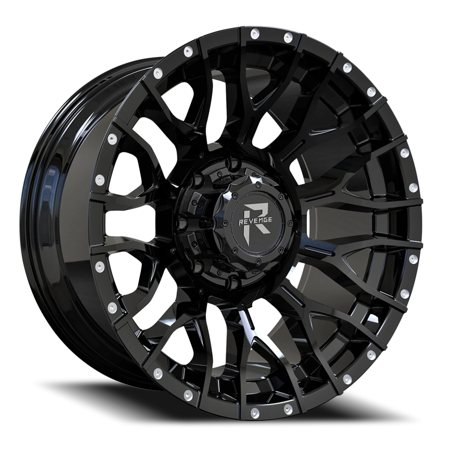 https://wheels.autosyncstudio.com/webp/Revenge_Offroad/RV201_Satin_Black_Rivets_8-lug_0001.webp