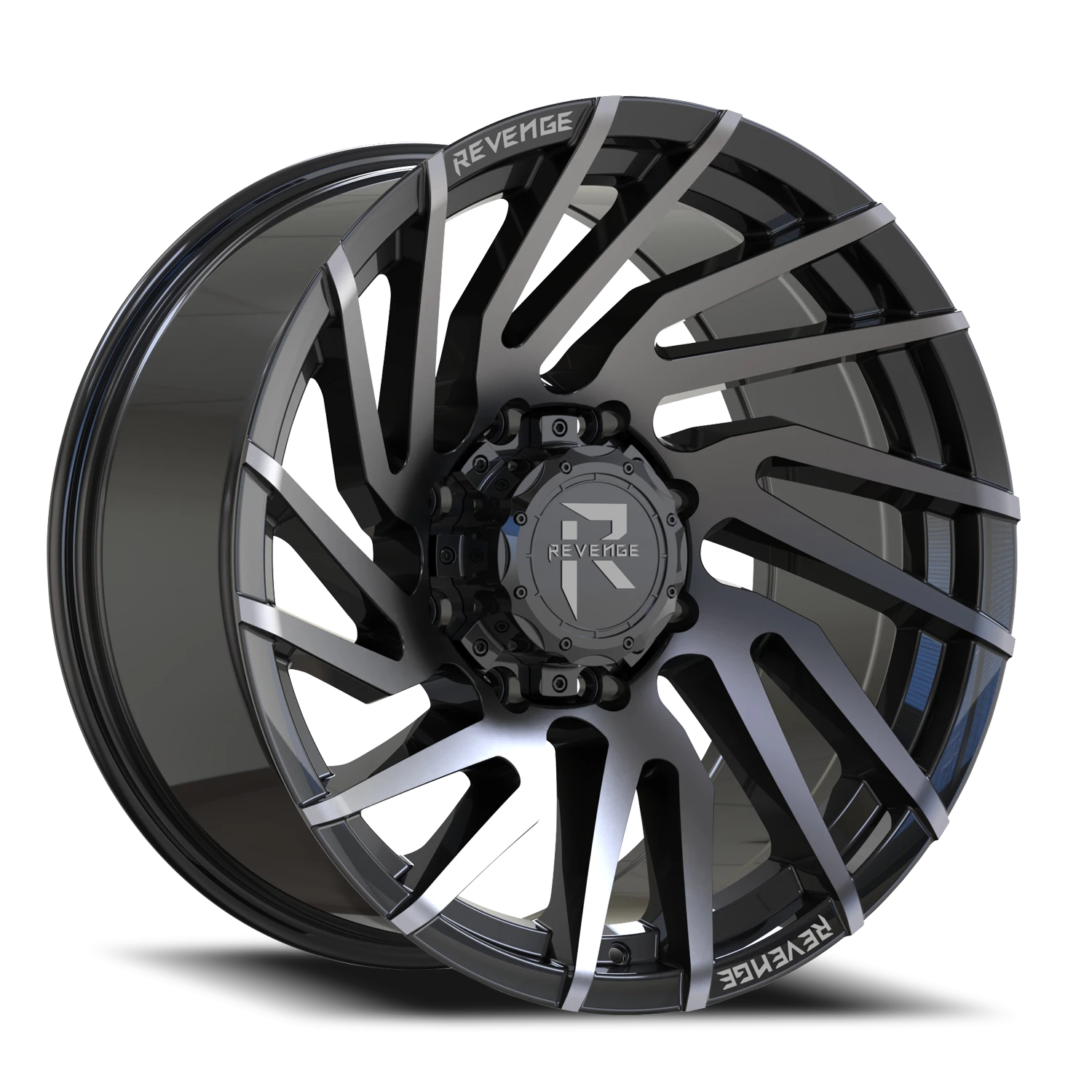 https://wheels.autosyncstudio.com/webp/Revenge_Offroad/RV207_BTDD_Gloss_Black_Machined-Titanium-Double-Dark-Tint_8-lug_0001.webp