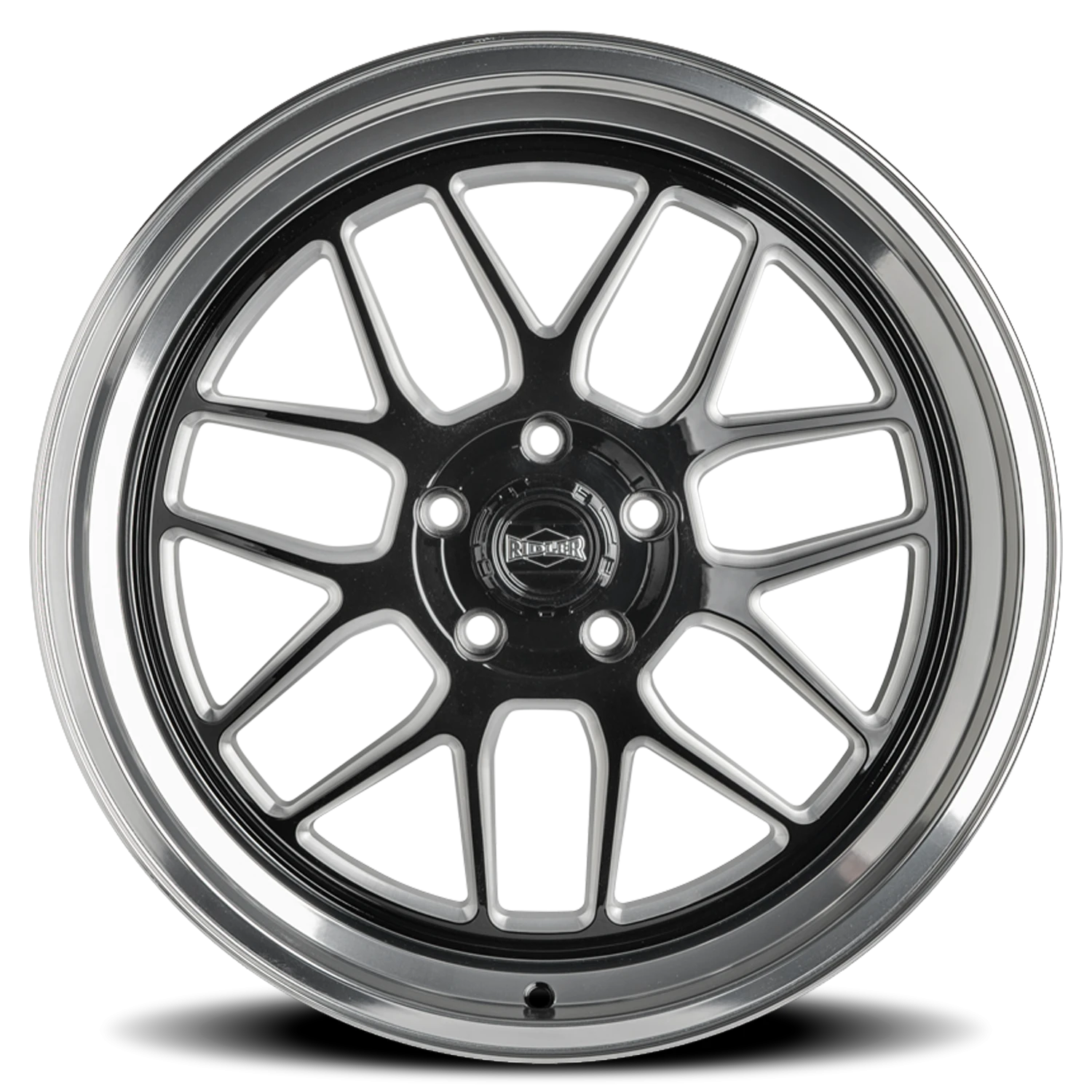 https://wheels.autosyncstudio.com/webp/Ridler/611_Gloss_Black_Milled-Diamond-Cut-Lip_5-lug_0003.webp