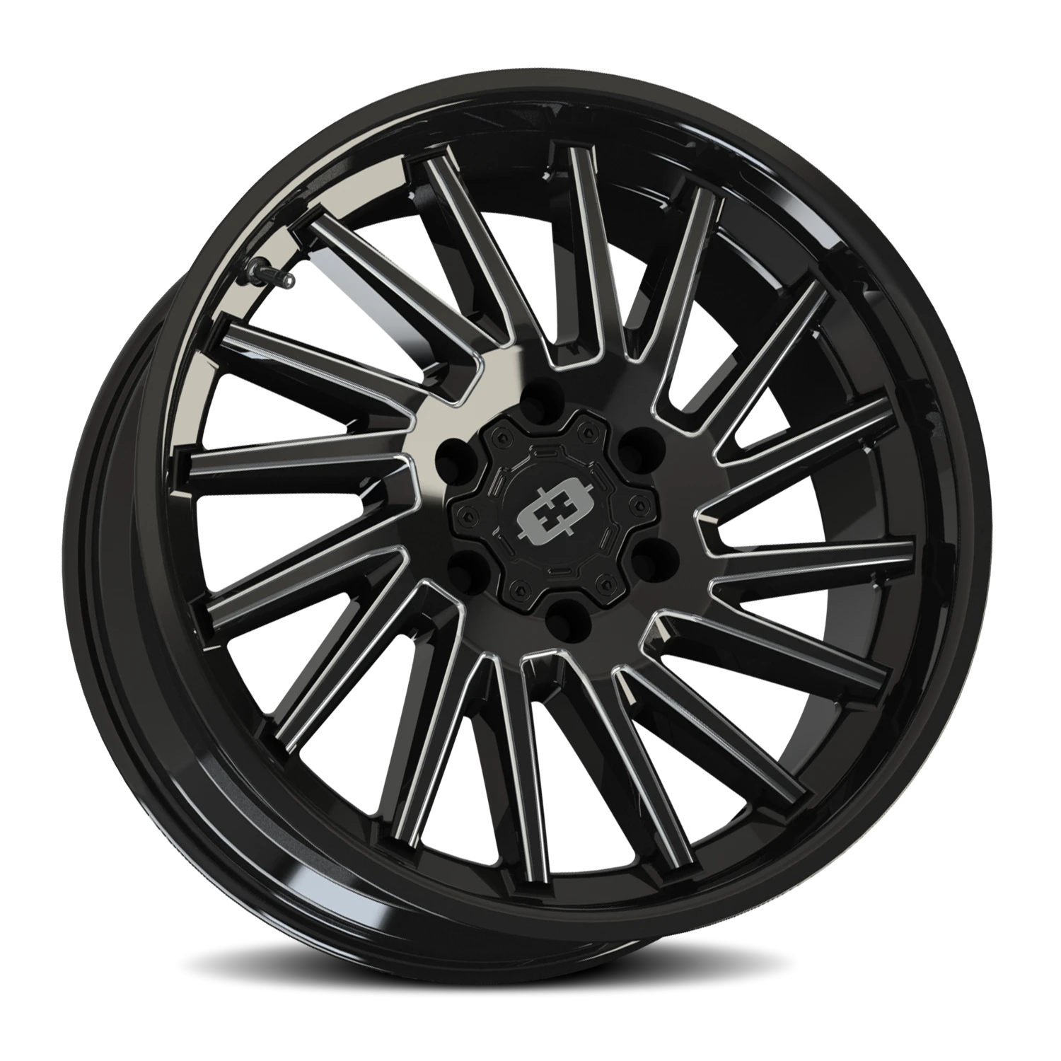 https://wheels.autosyncstudio.com/webp/Vision/306_Rapier-C_20x9_Gloss_Black_Milled-Spokes_6-lug_0002.webp